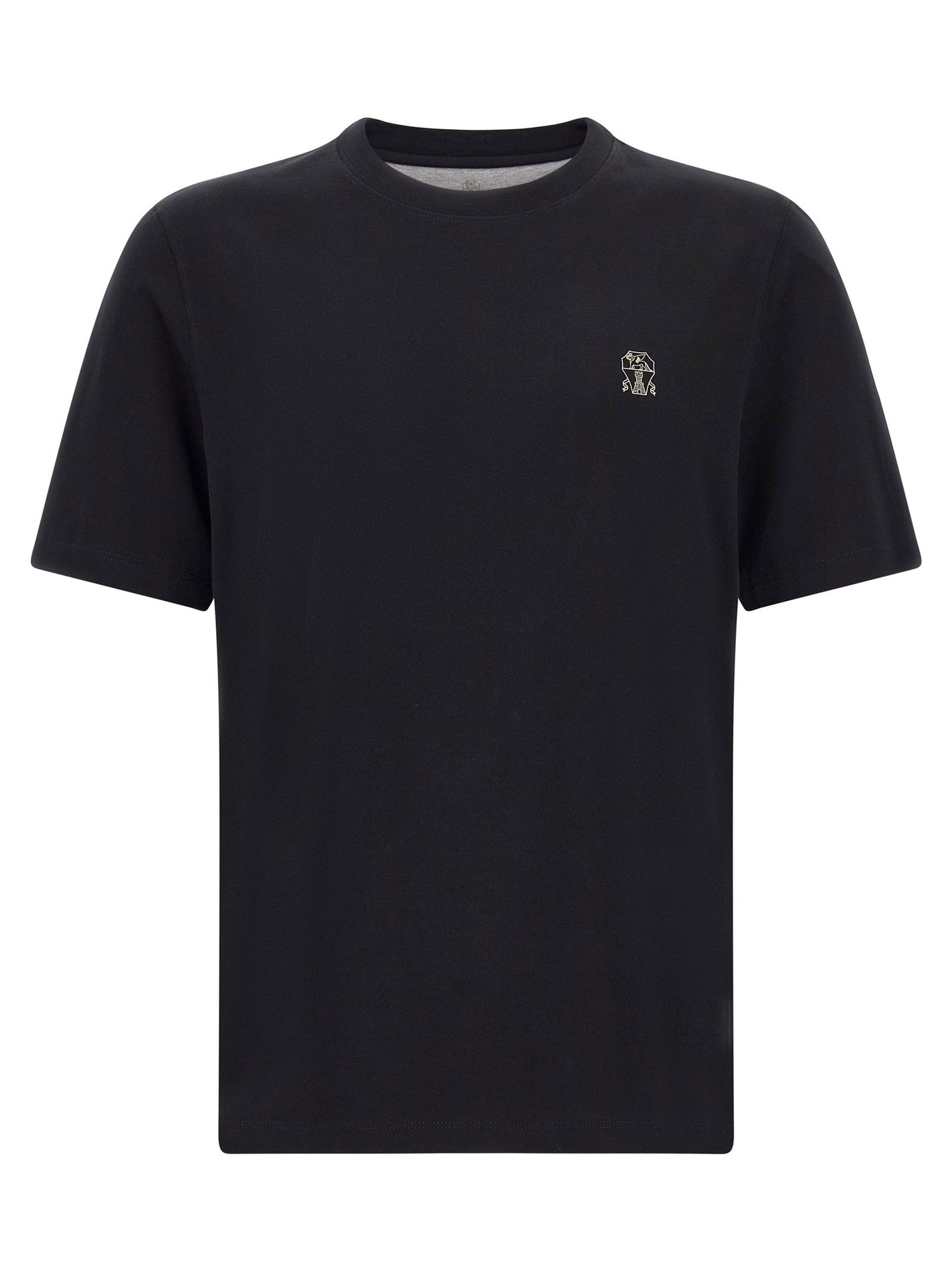 Brunello Cucinelli Logo Embroidery T-shirt