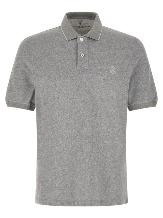 Brunello Cucinelli Stretch Jersey Polo Shirt