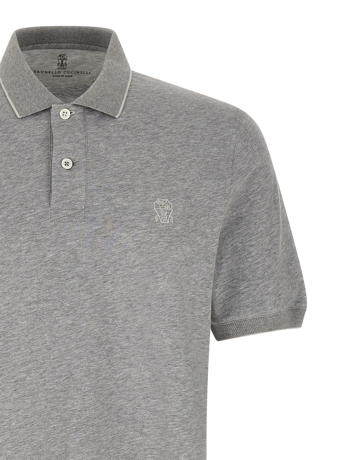 Brunello Cucinelli Stretch Jersey Polo Shirt