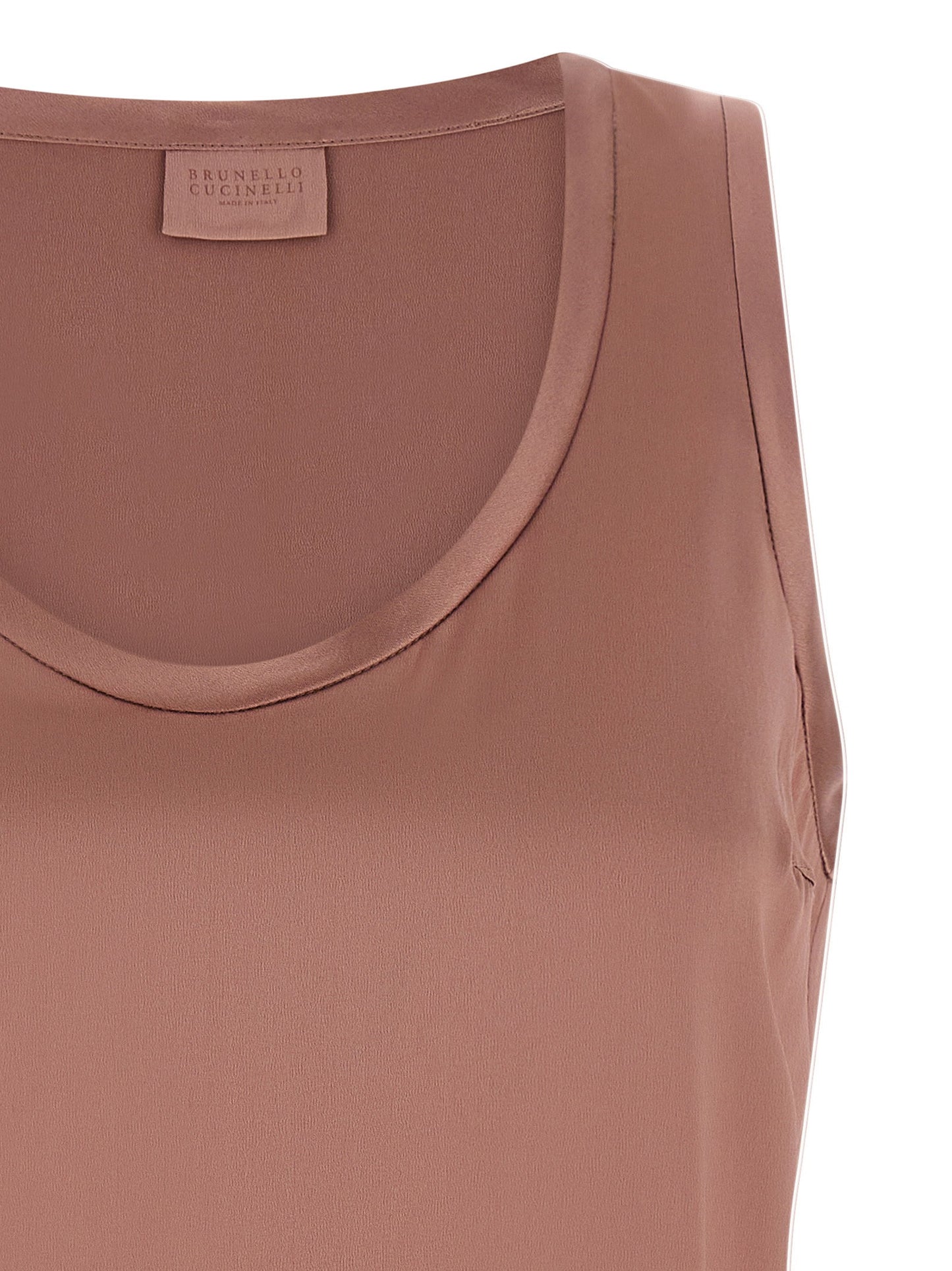 Brunello Cucinelli Satin Top
