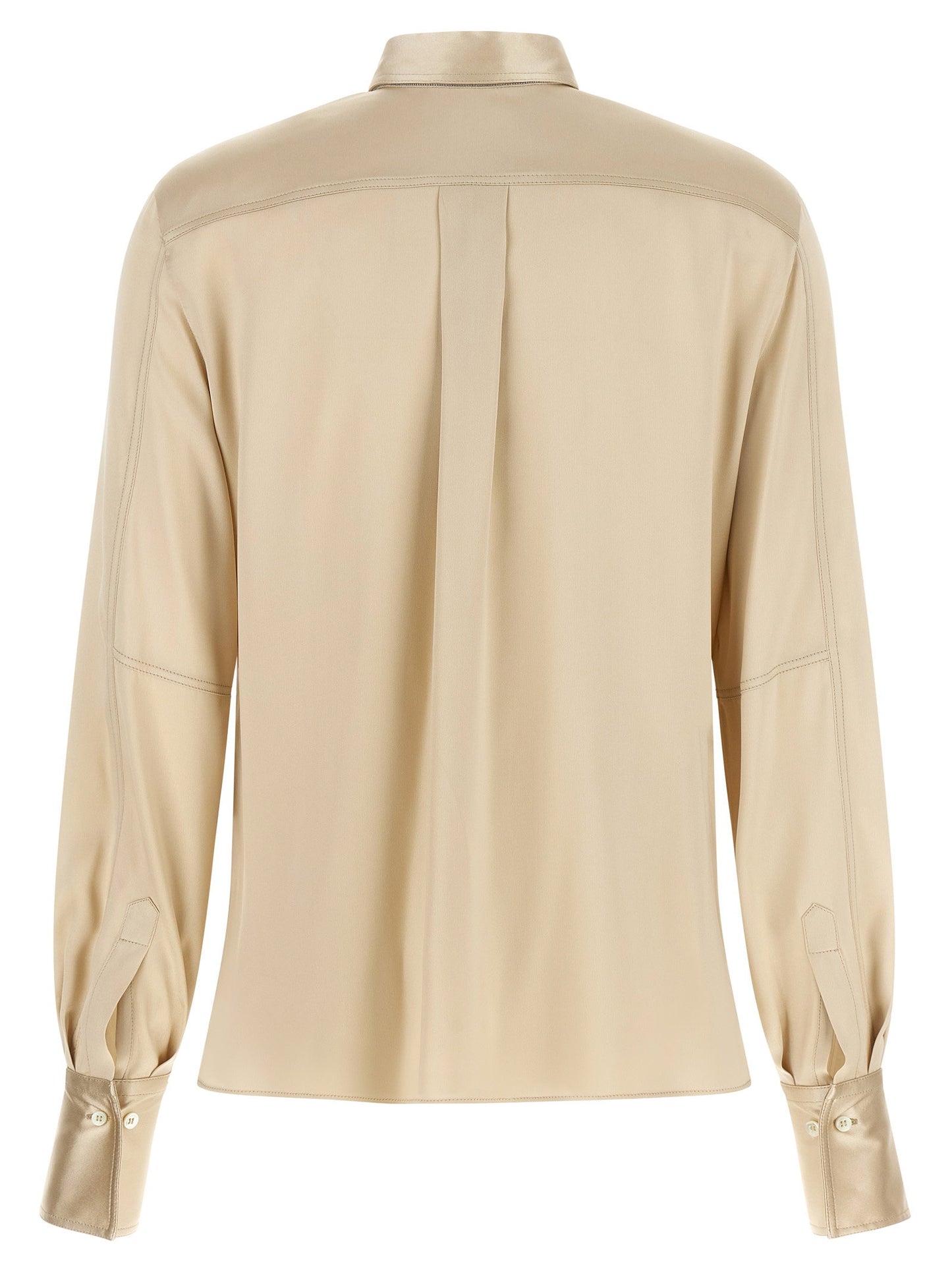 Brunello Cucinelli Satin Silk Shirt