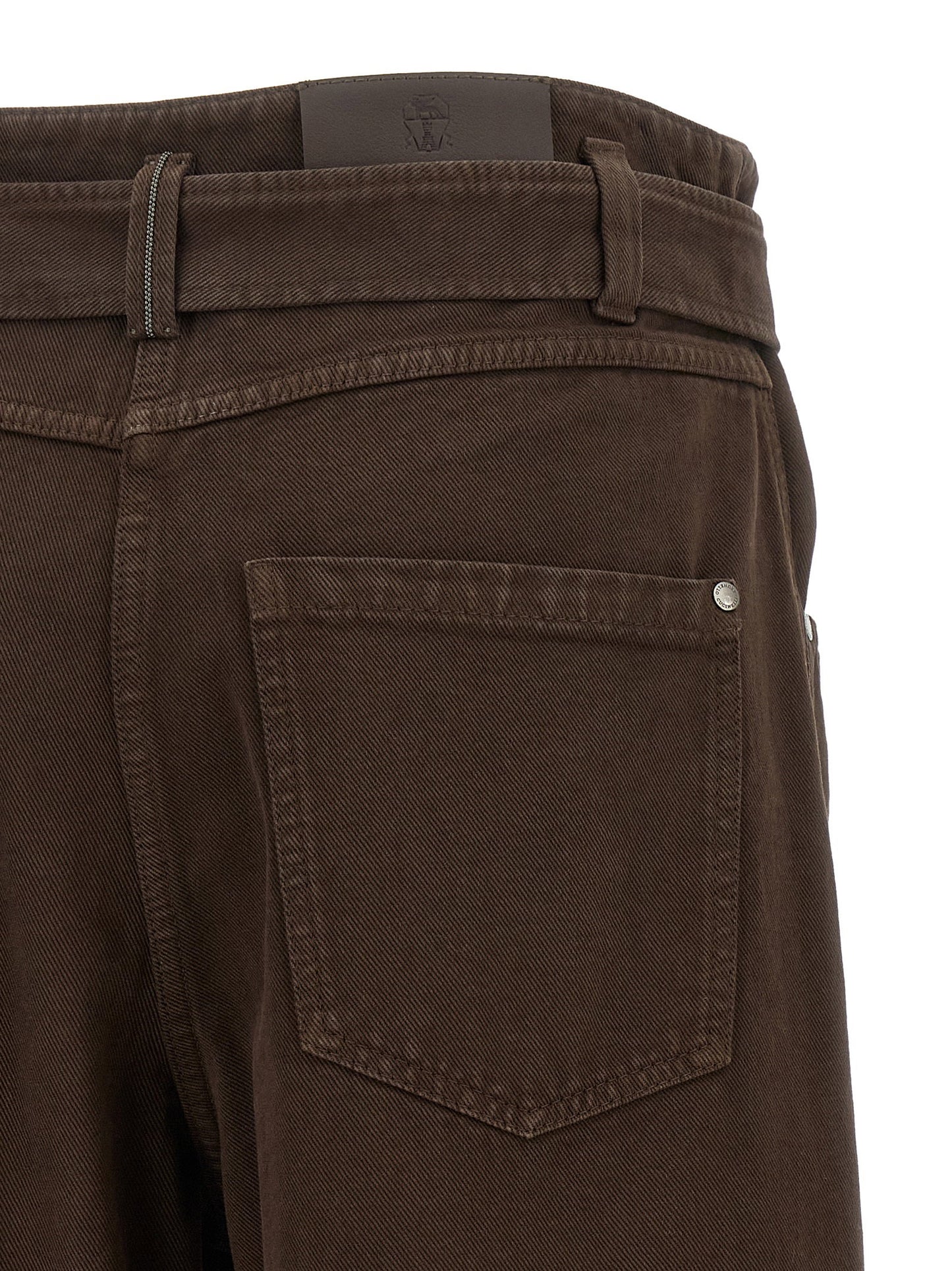 Brunello Cucinelli Belted Jeans