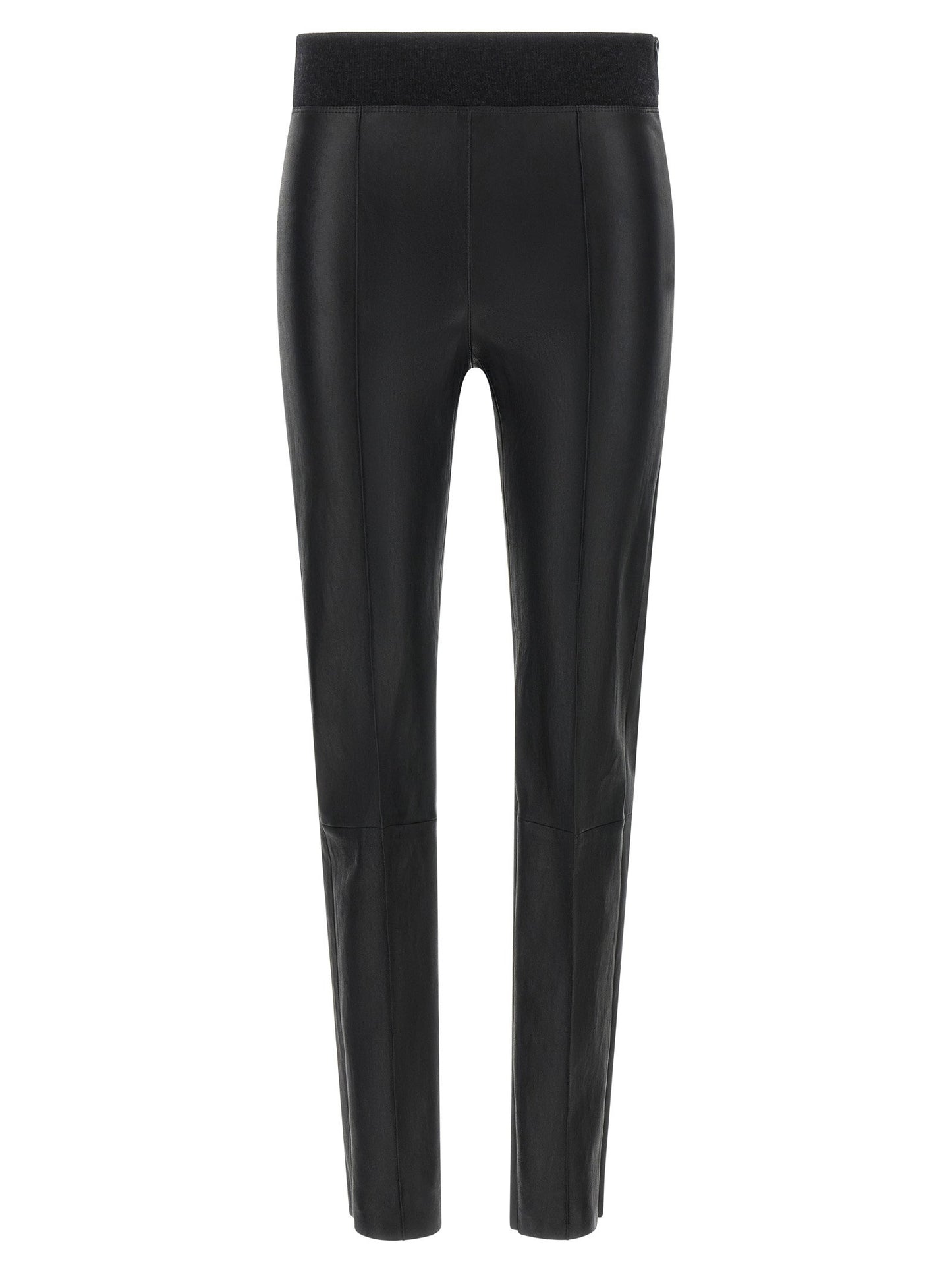 Brunello Cucinelli Stretch Nappa Leather Leggings