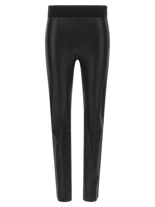 Brunello Cucinelli Stretch Nappa Leather Leggings