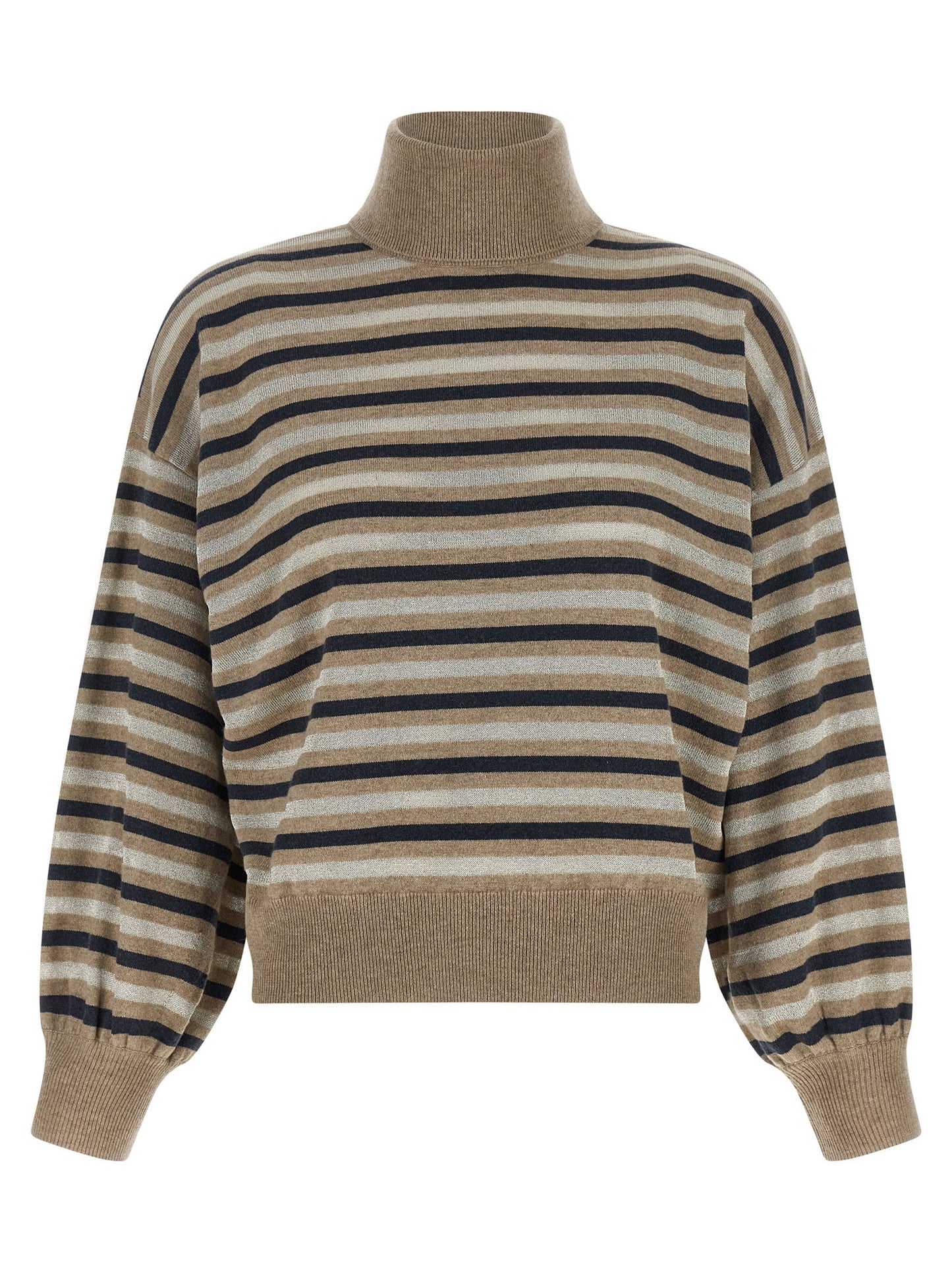 Brunello Cucinelli Sparkling Stripes Sweater
