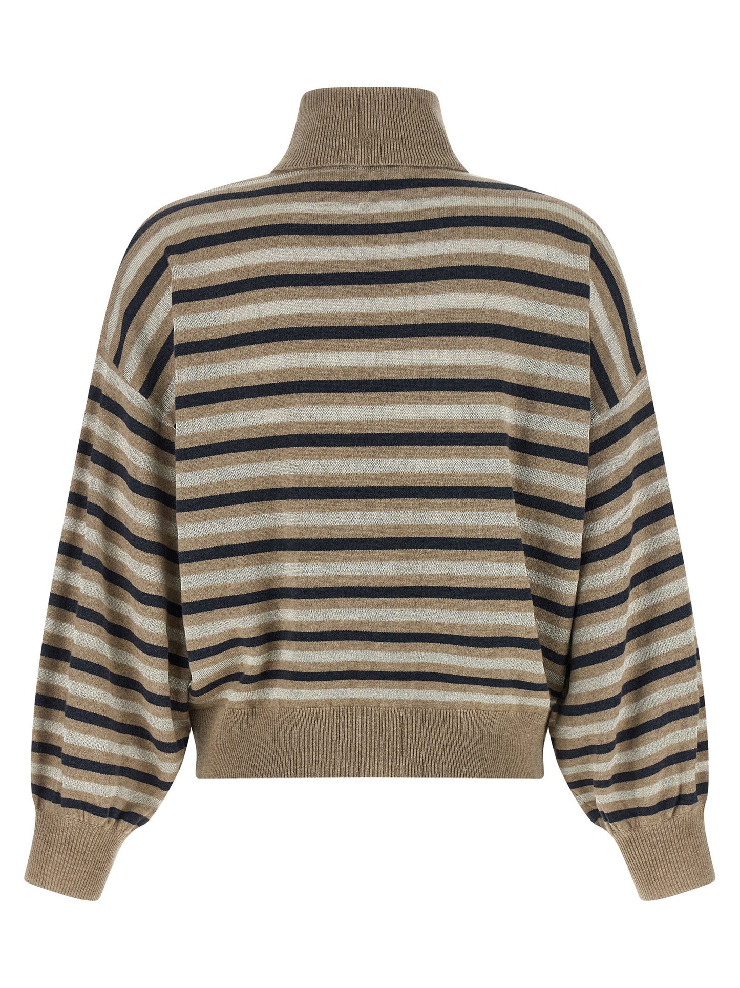 Brunello Cucinelli Sparkling Stripes Sweater