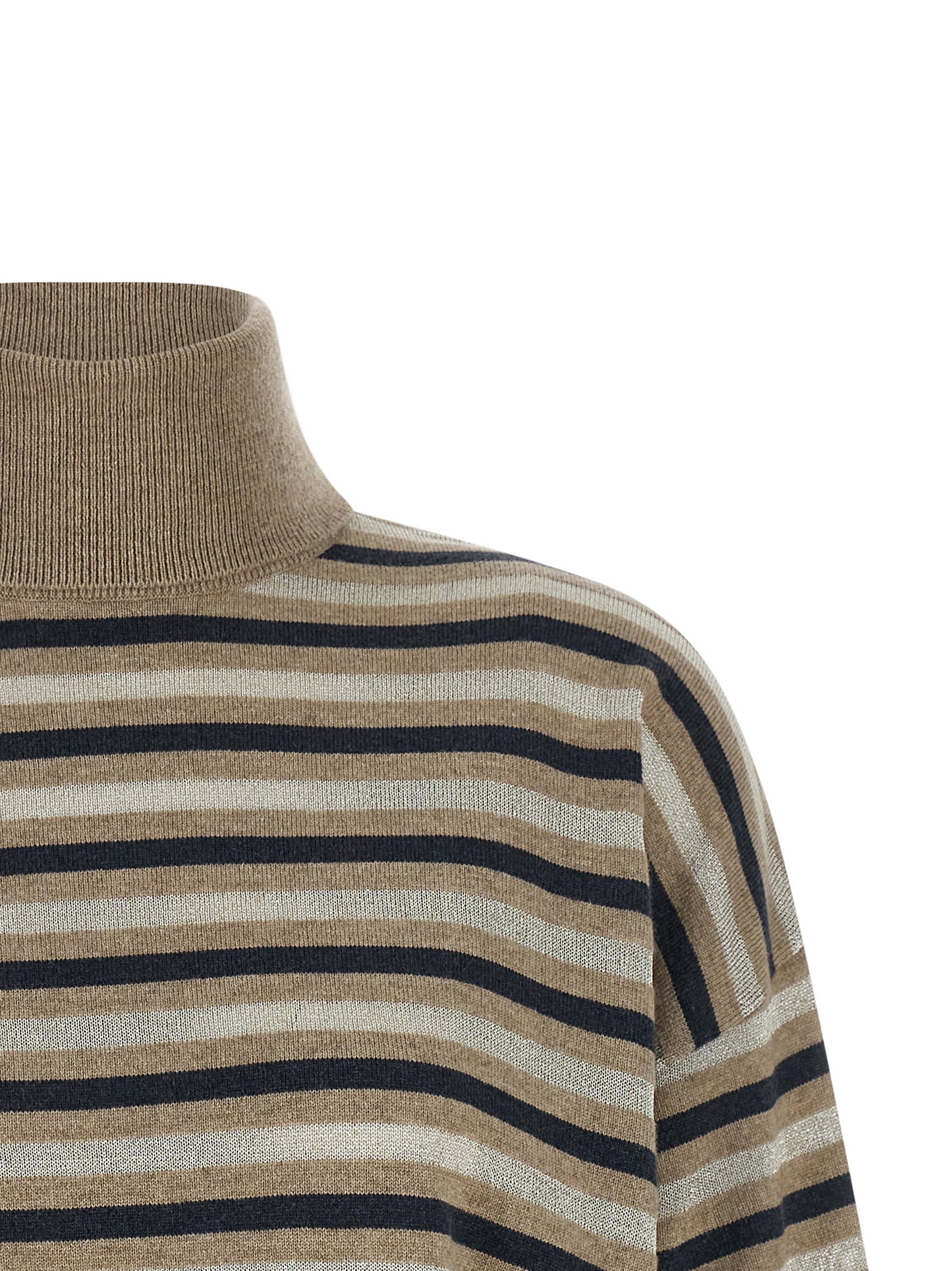 Brunello Cucinelli Sparkling Stripes Sweater