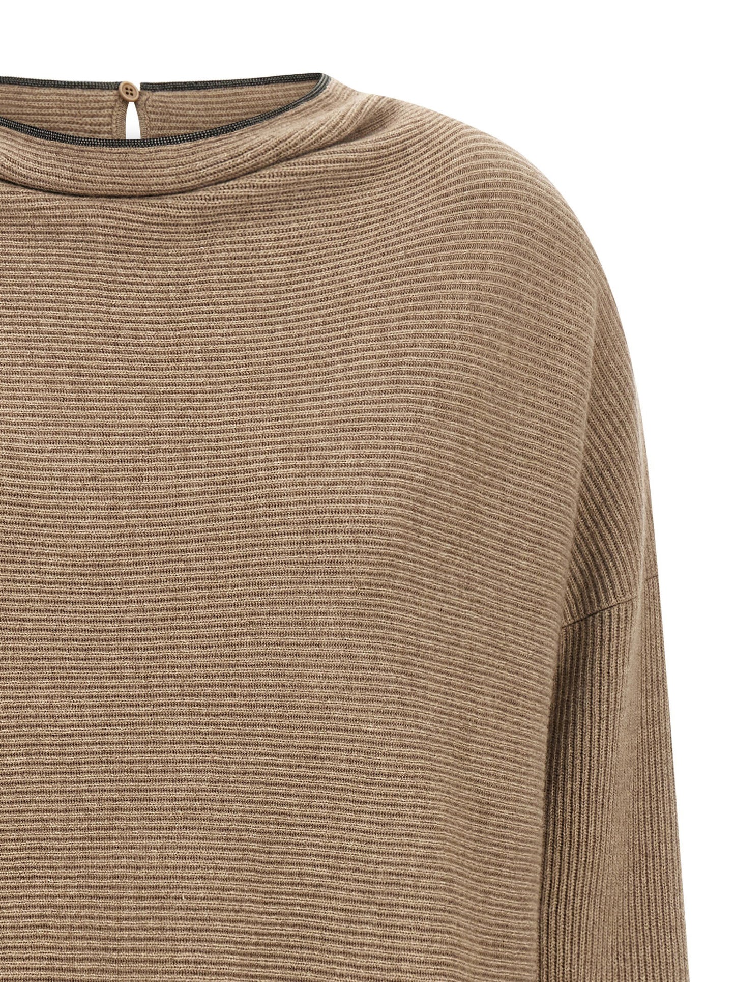 Brunello Cucinelli Precious Collar Dress