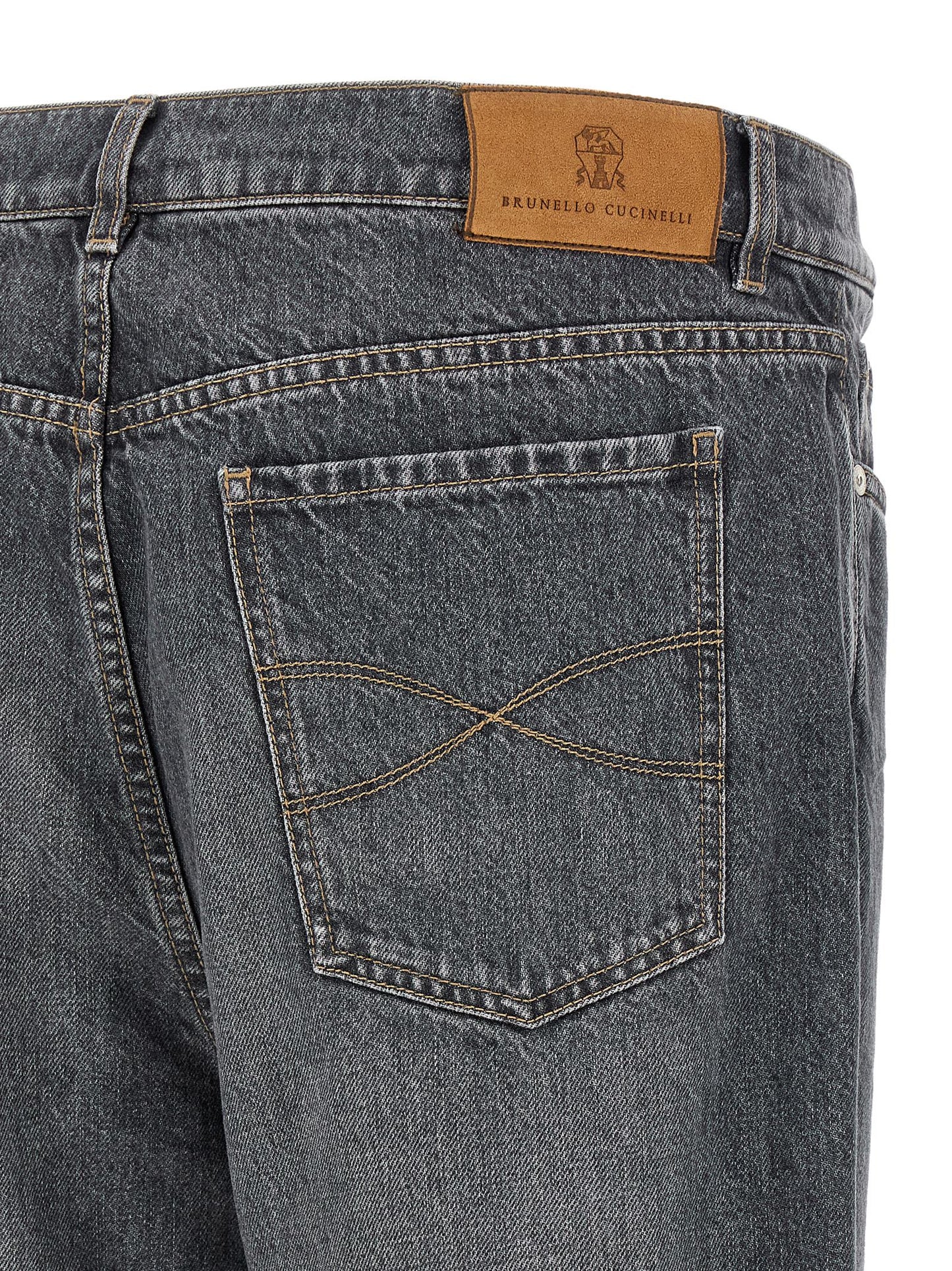 Brunello Cucinelli Jeans Denim Greyscale