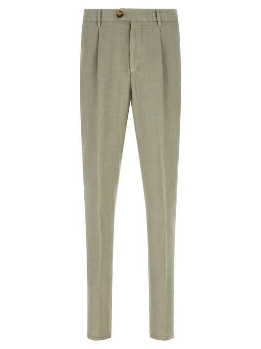 Brunello Cucinelli Linen Gabardine Trousers