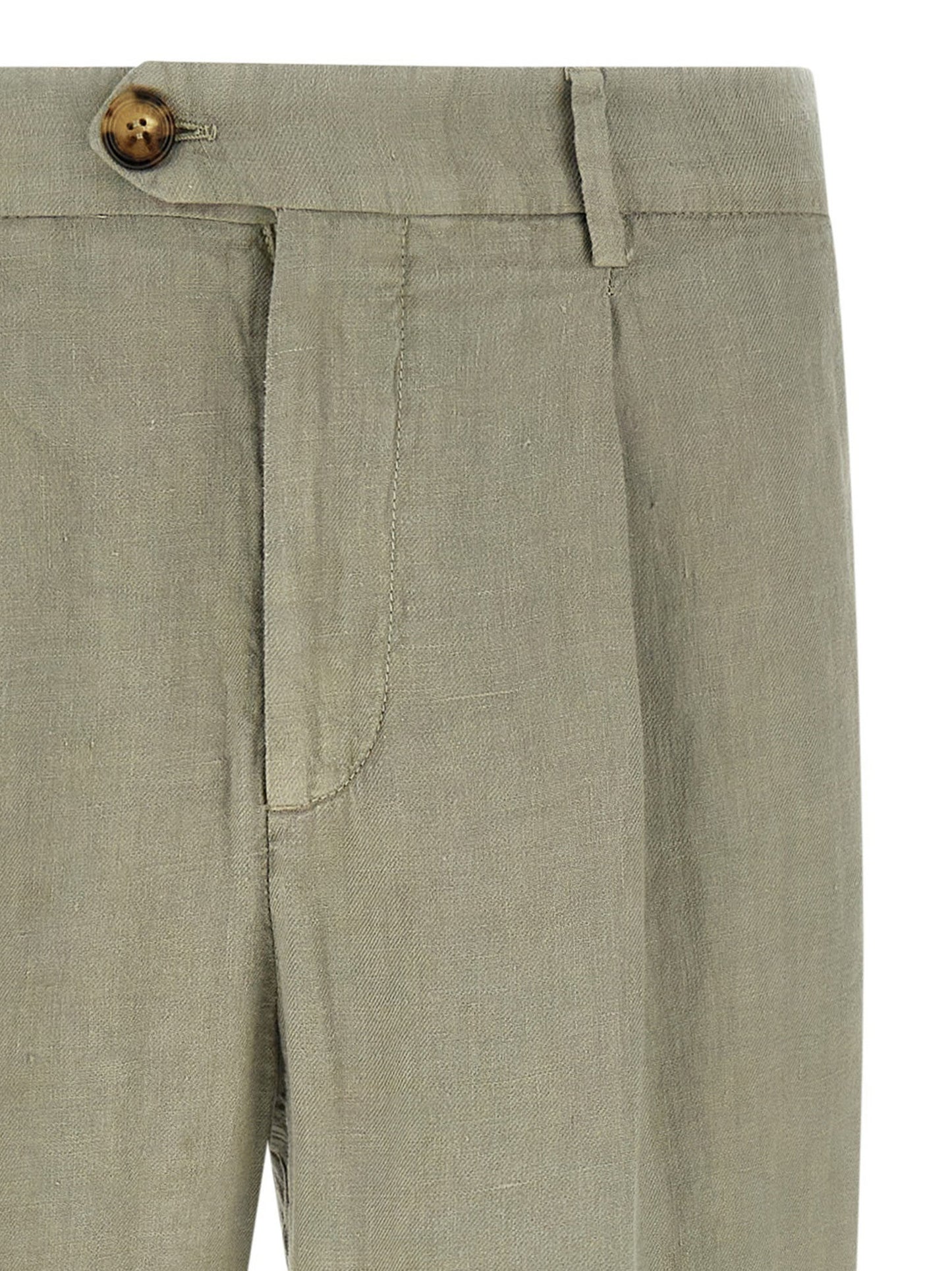 Brunello Cucinelli Linen Gabardine Trousers
