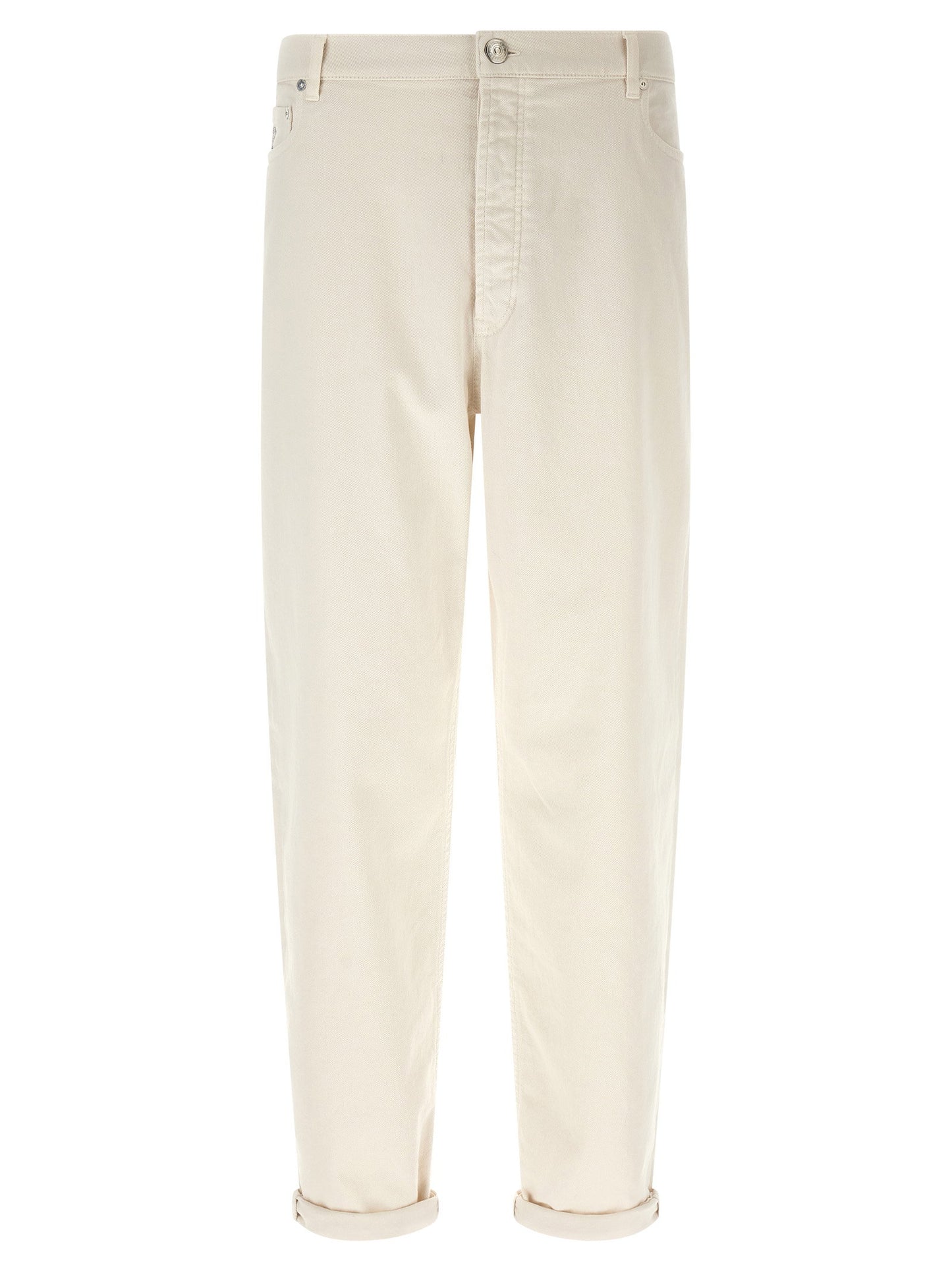 Brunello Cucinelli Garment-dyed Denim Jeans
