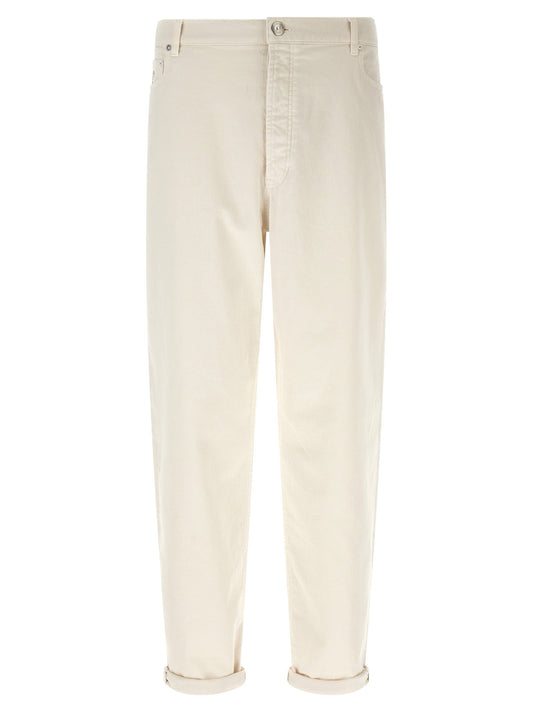 Brunello Cucinelli Garment-dyed Denim Jeans
