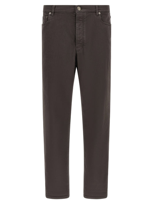 Brunello Cucinelli Garment-dyed Denim Jeans