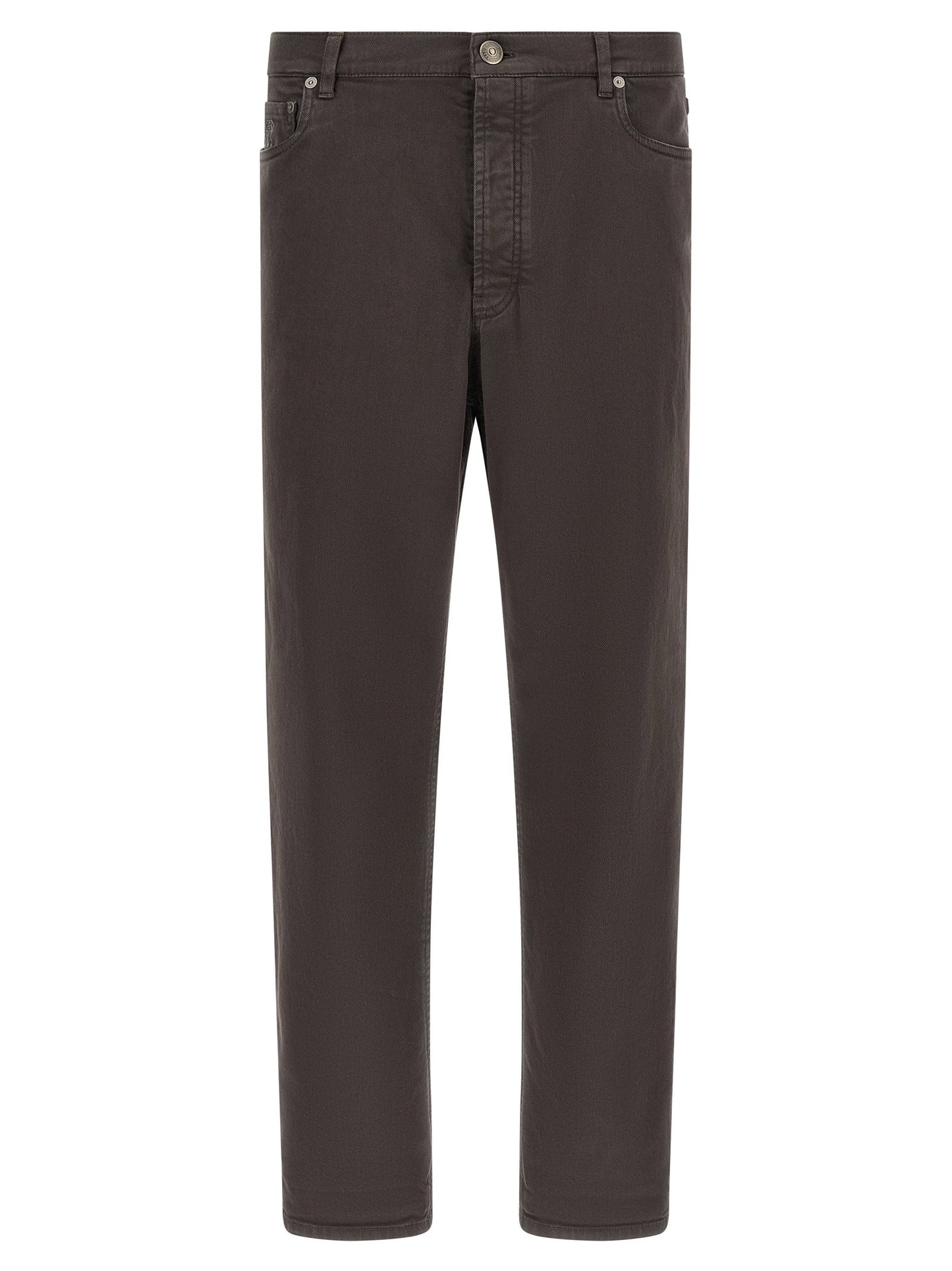 Brunello Cucinelli Garment-dyed Denim Jeans