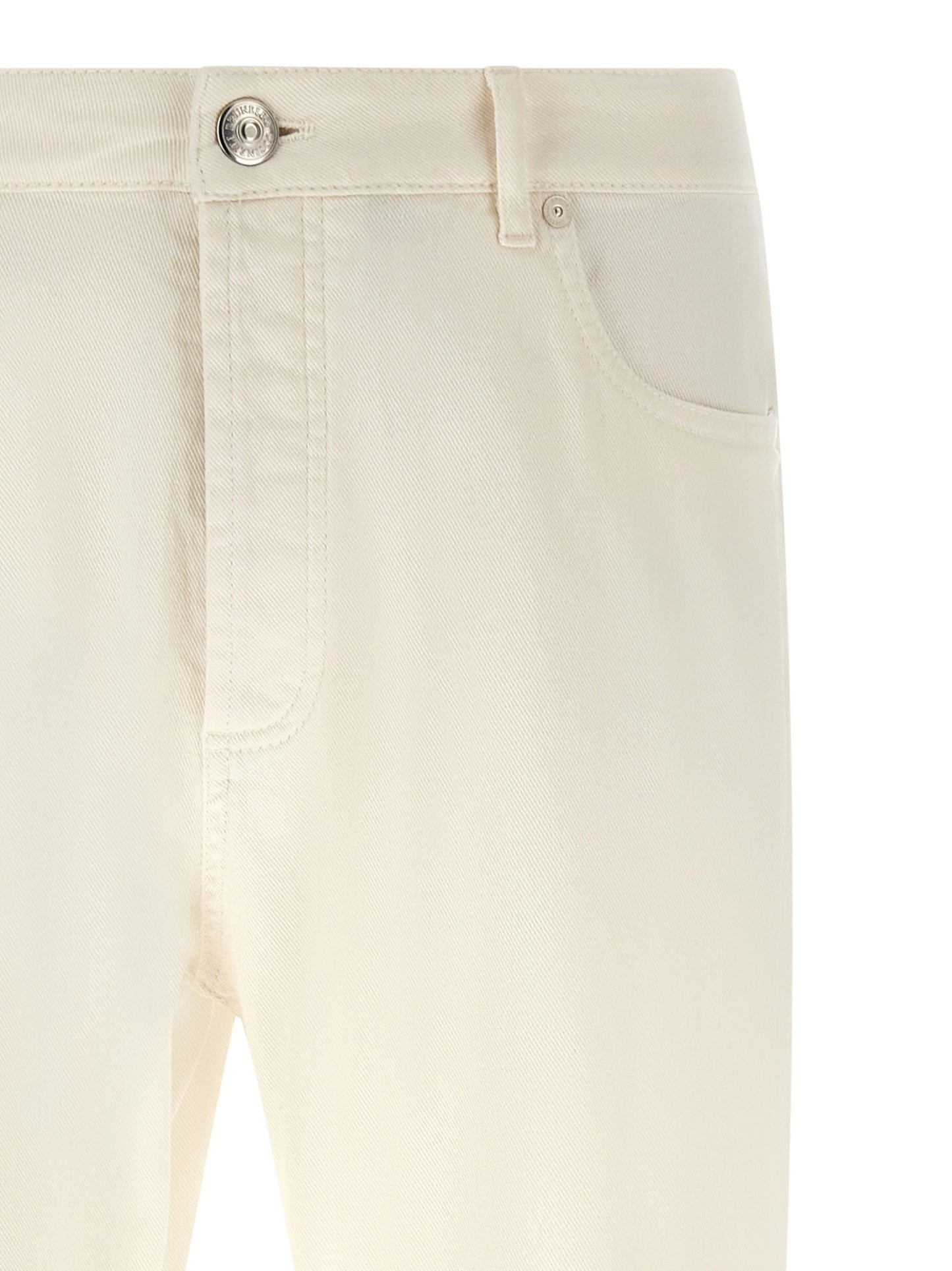 Brunello Cucinelli Logo Embroidery Jeans