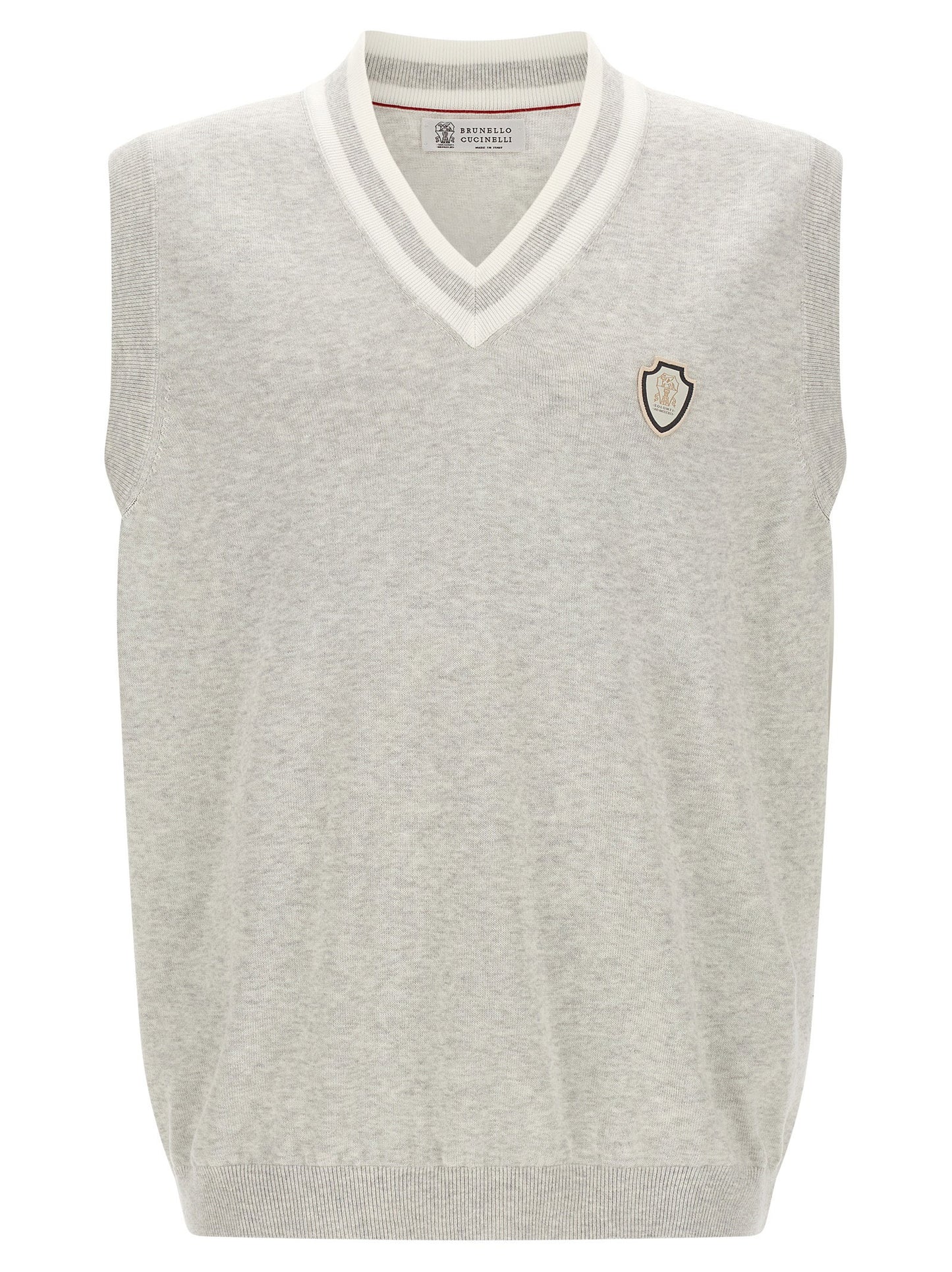 Brunello Cucinelli Heraldic Logo Vest