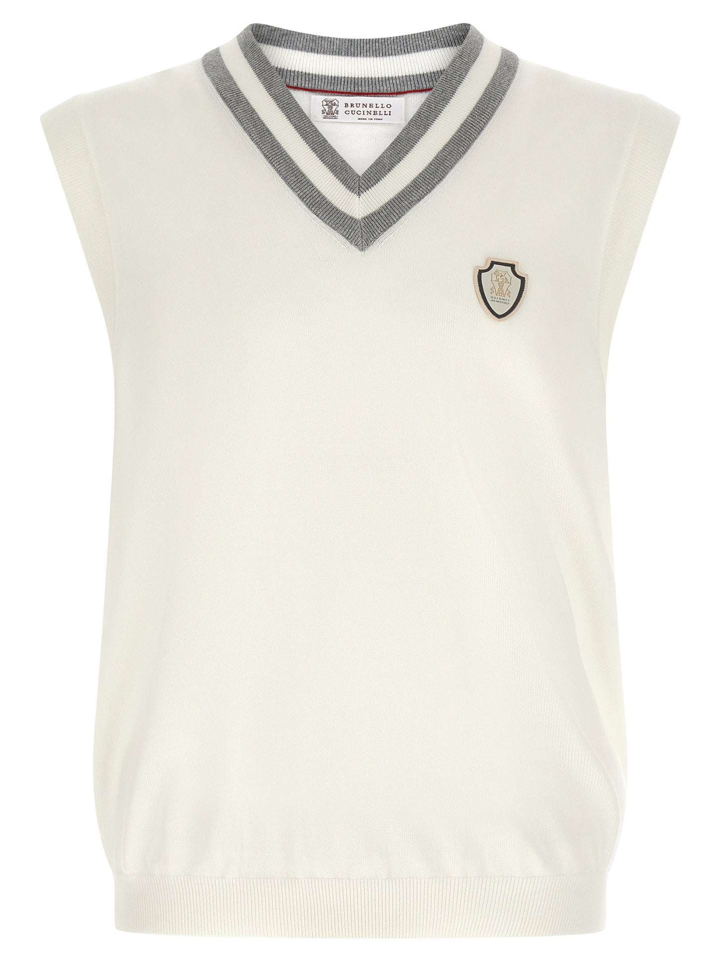 Brunello Cucinelli Logo Patch Vest