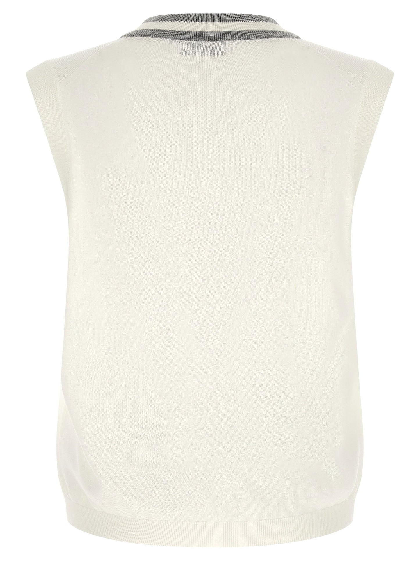 Brunello Cucinelli Logo Patch Vest