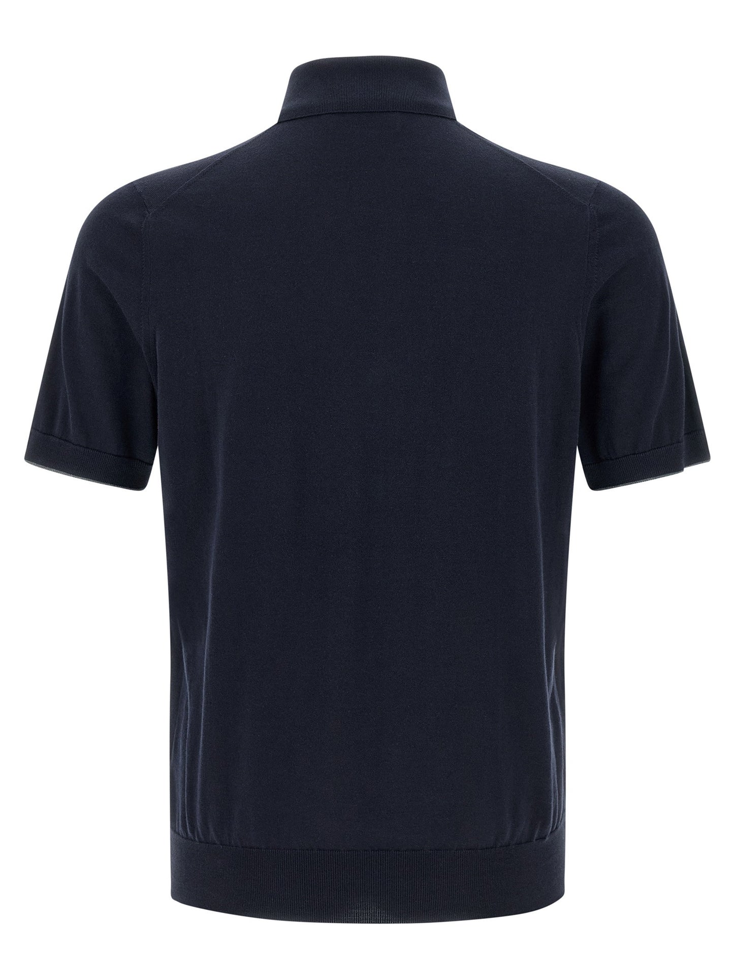 Brunello Cucinelli Logo Embroidery Polo Shirt