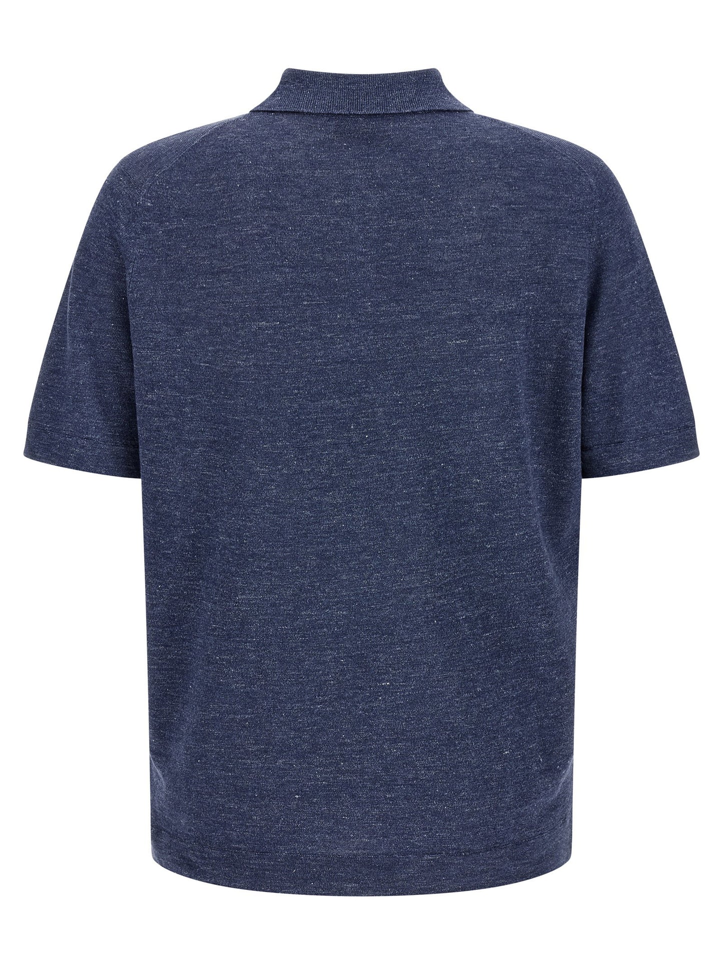 Brunello Cucinelli Linen Cotton Polo Shirt
