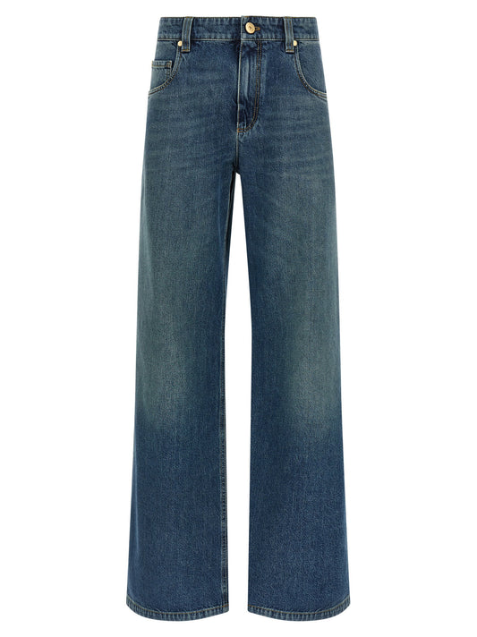 Brunello Cucinelli Stonewashed Denim Jeans