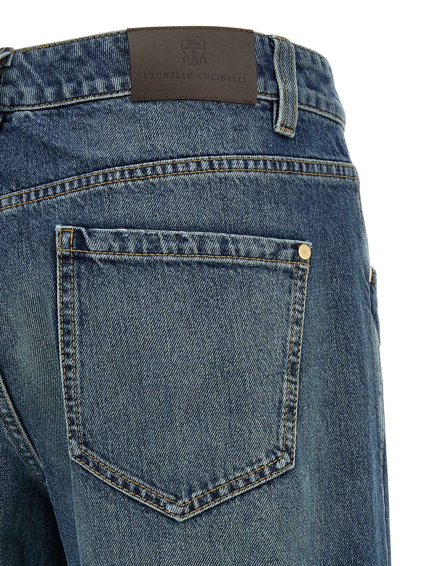 Brunello Cucinelli Stonewashed Denim Jeans