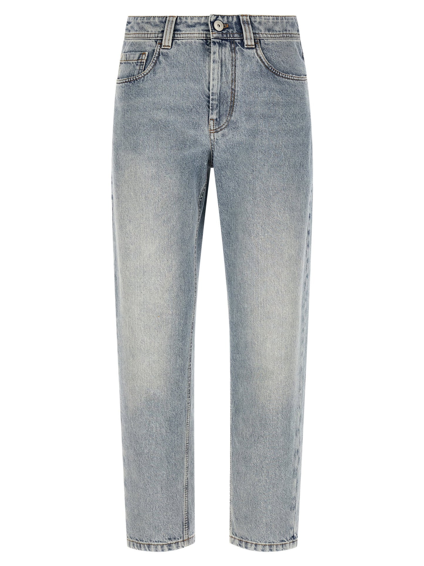 Brunello Cucinelli Baggy Tapered Jeans