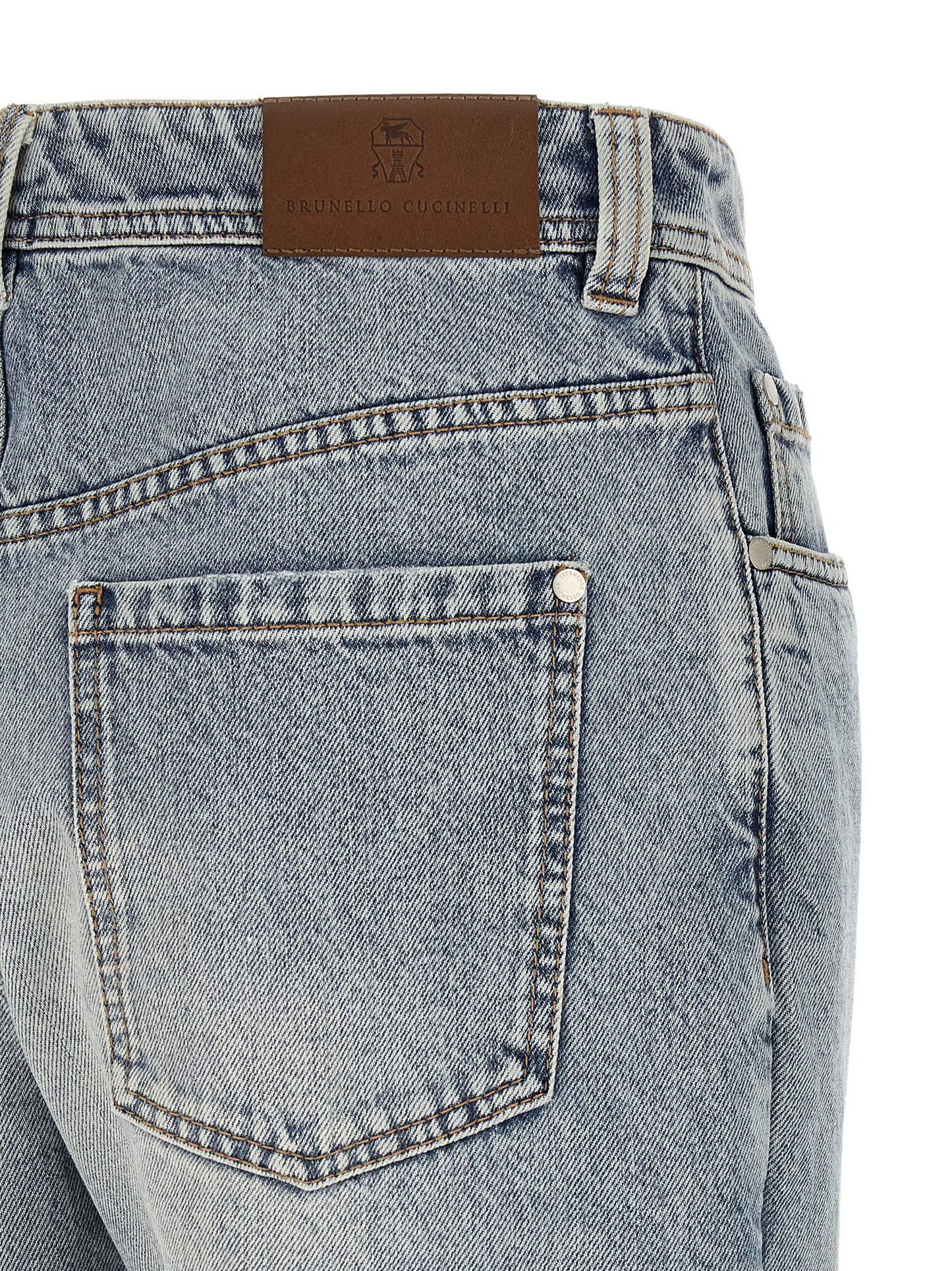 Brunello Cucinelli Baggy Tapered Jeans