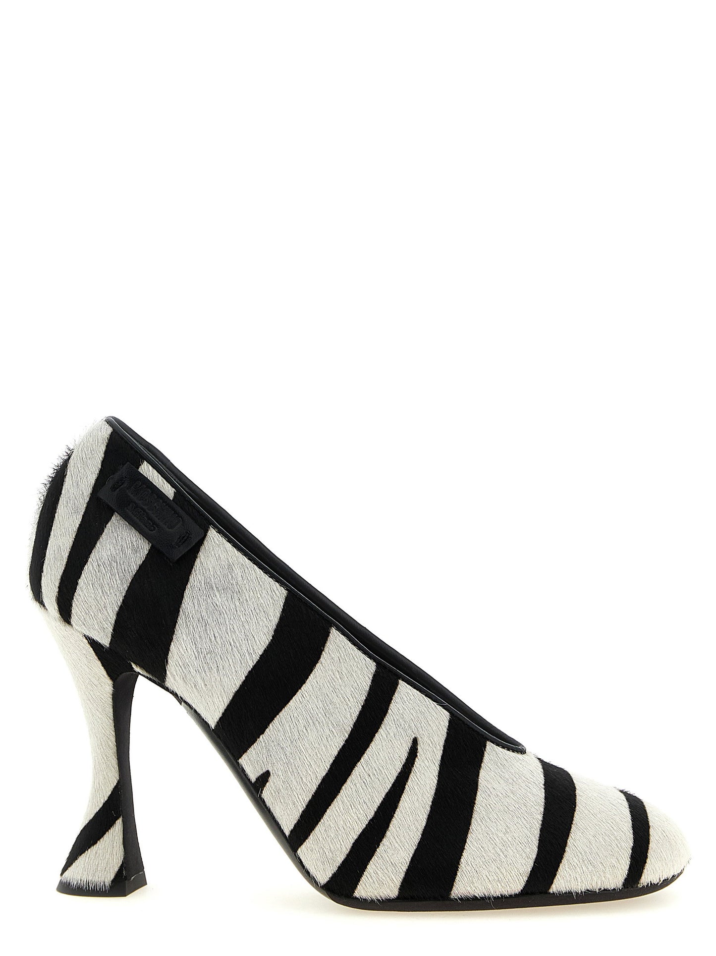 Moschino Zebra Pony Pumps