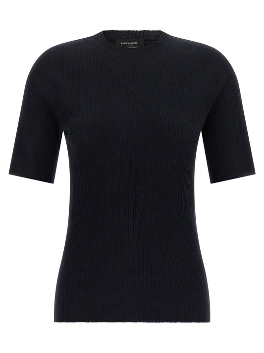 Fabiana Filippi Ribbed Knit T-shirt