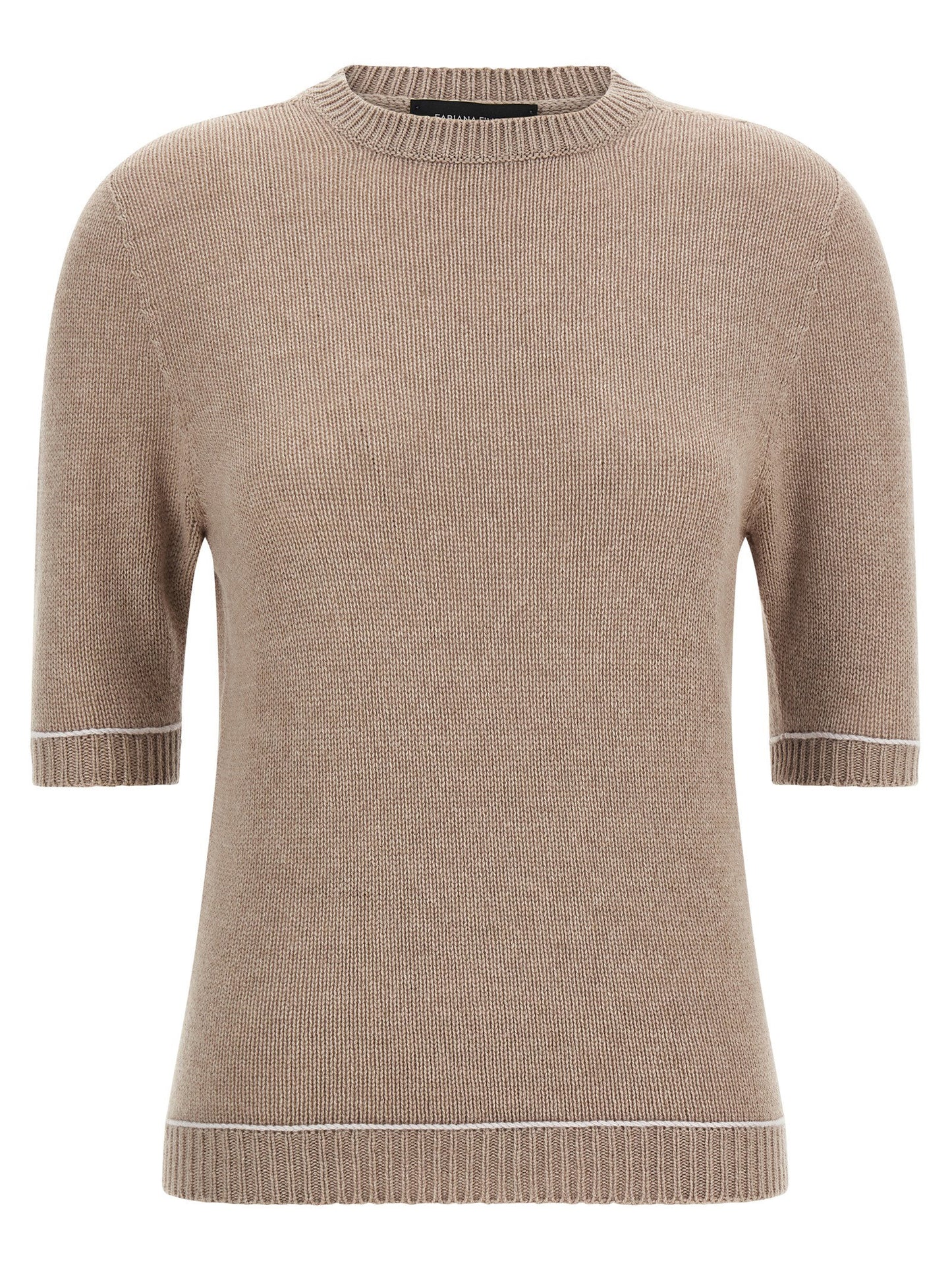Fabiana Filippi Gauze Platinum Sweater