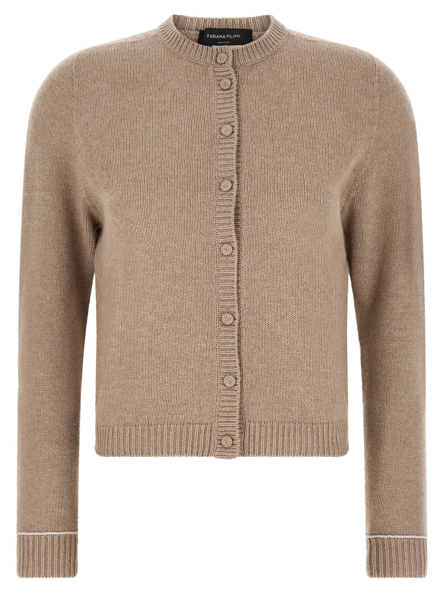 Fabiana Filippi Covered Buttons Cardigan
