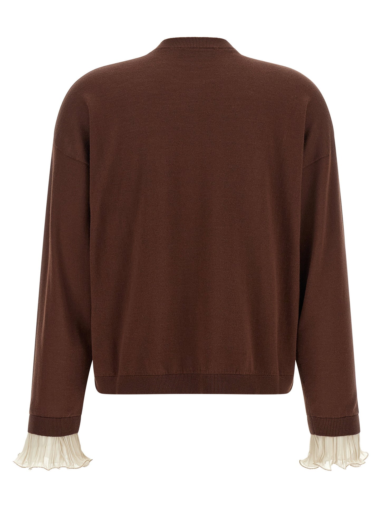 Fabiana Filippi Pleated Cuffs Sweater