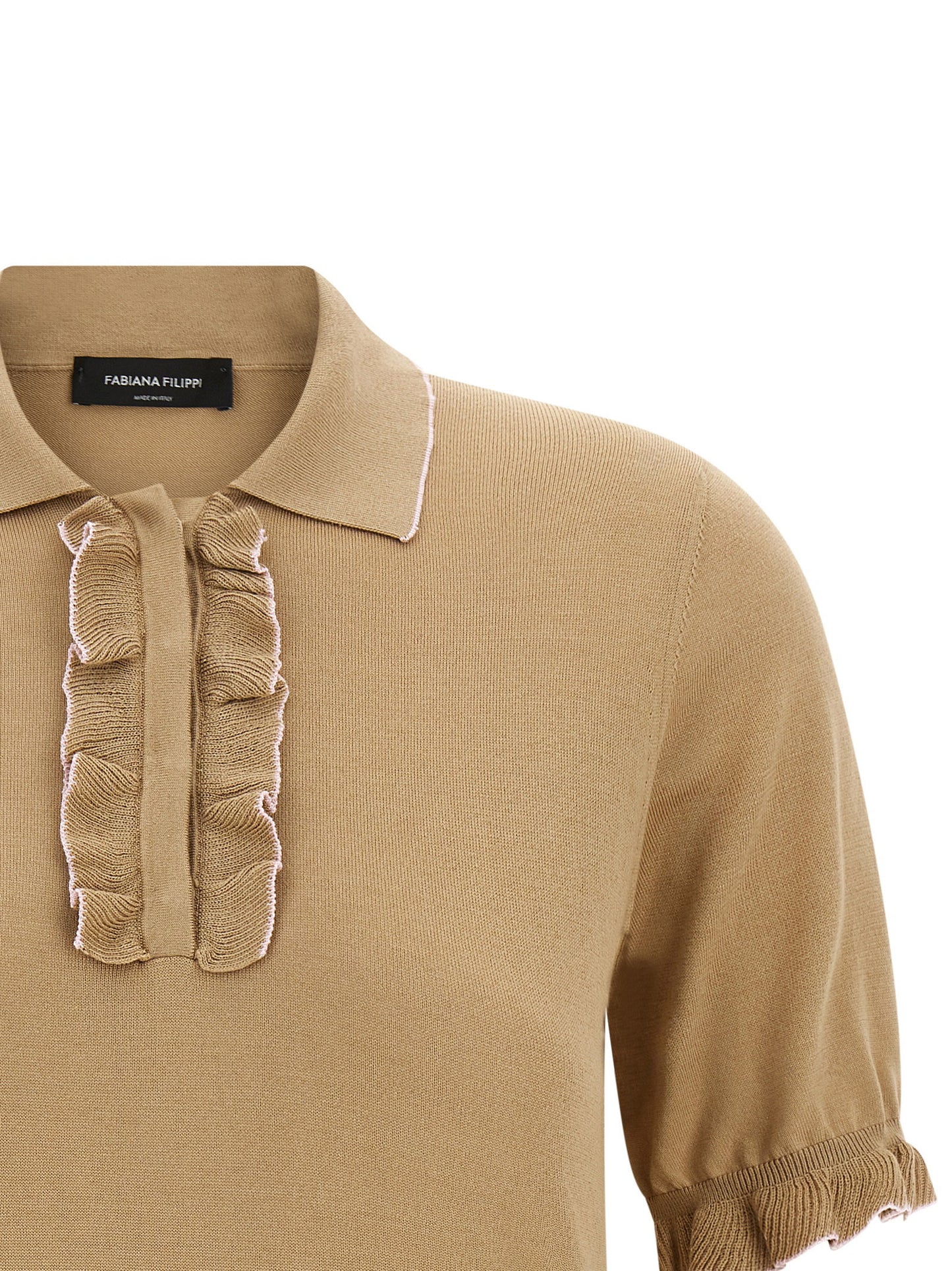 Fabiana Filippi Cotton Silk Polo Shirt