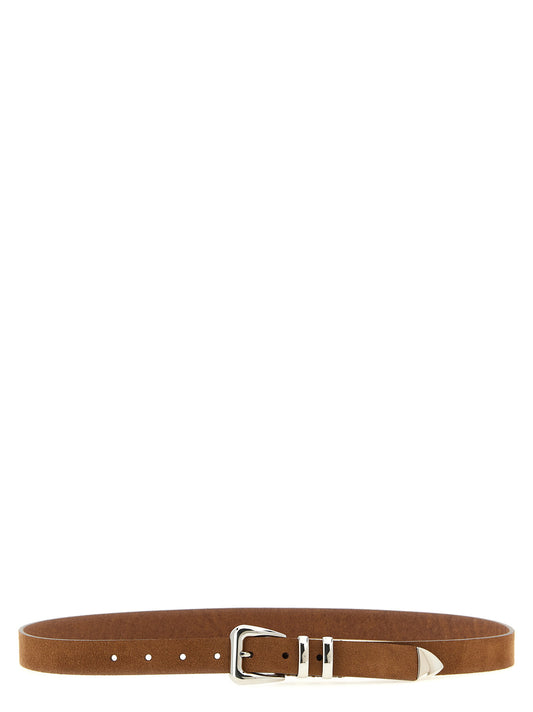 Brunello Cucinelli Metal Toe Cap Belt