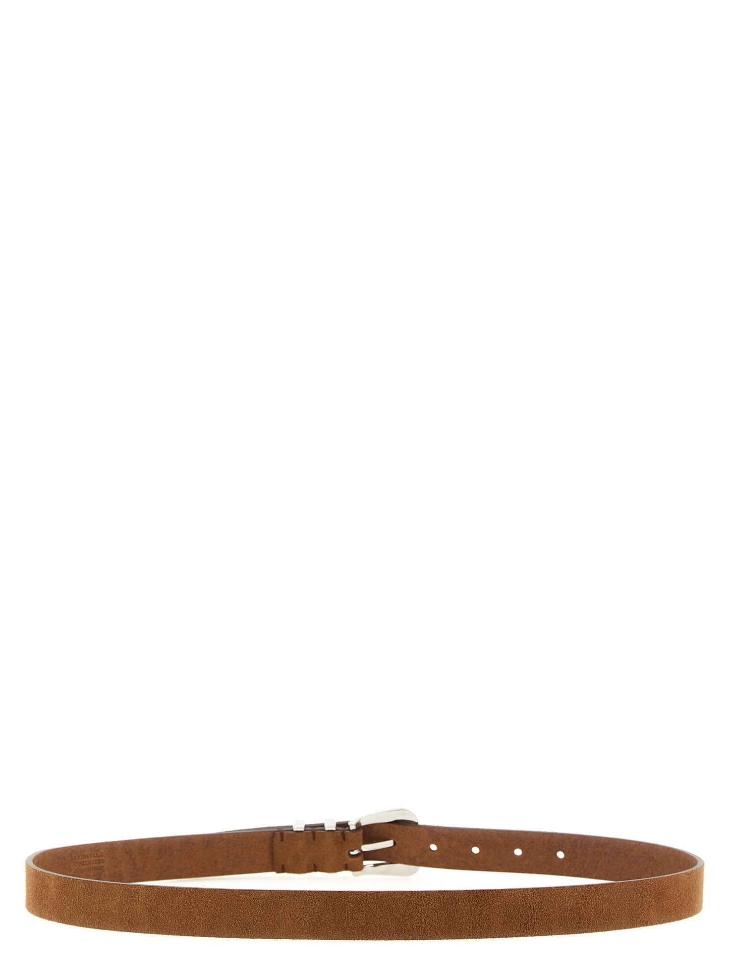 Brunello Cucinelli Metal Toe Cap Belt