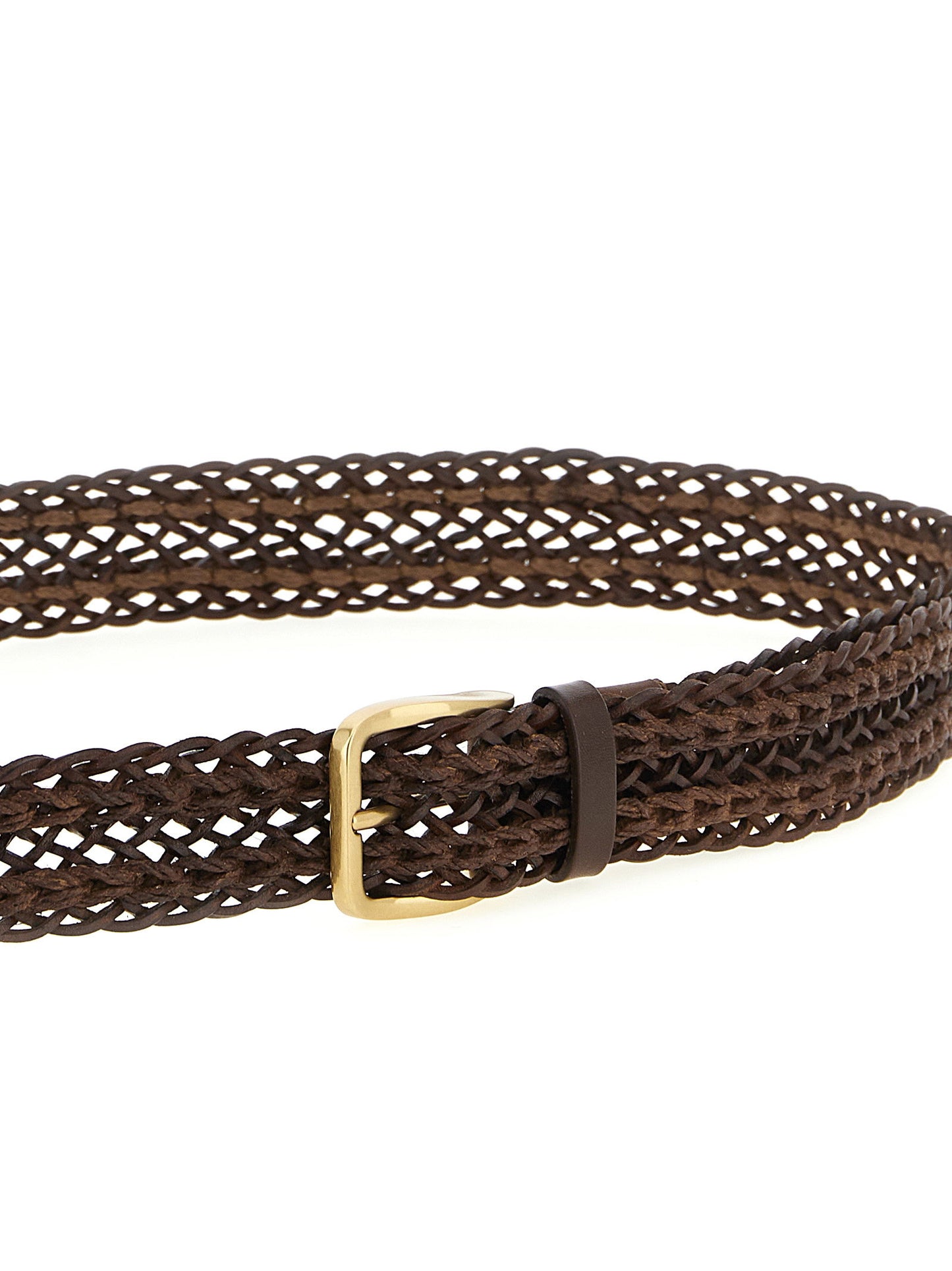 Brunello Cucinelli Braided Calf Belt