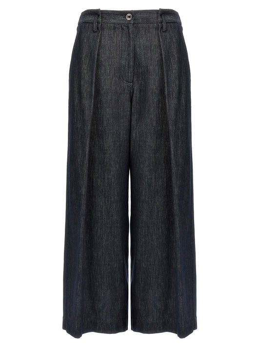 Brunello Cucinelli A-line Pleated Pants