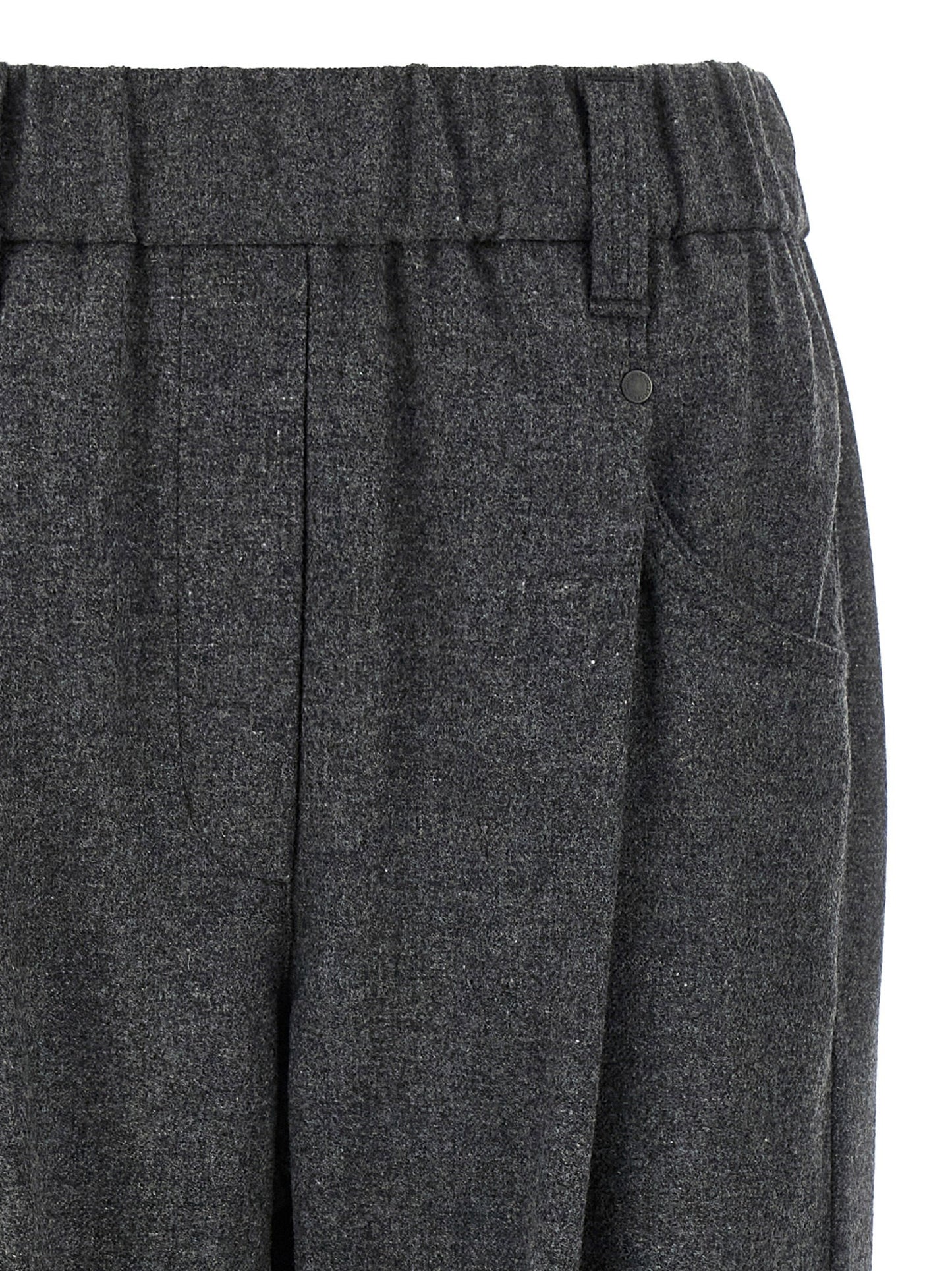 Brunello Cucinelli Wool And Cashmere Pants