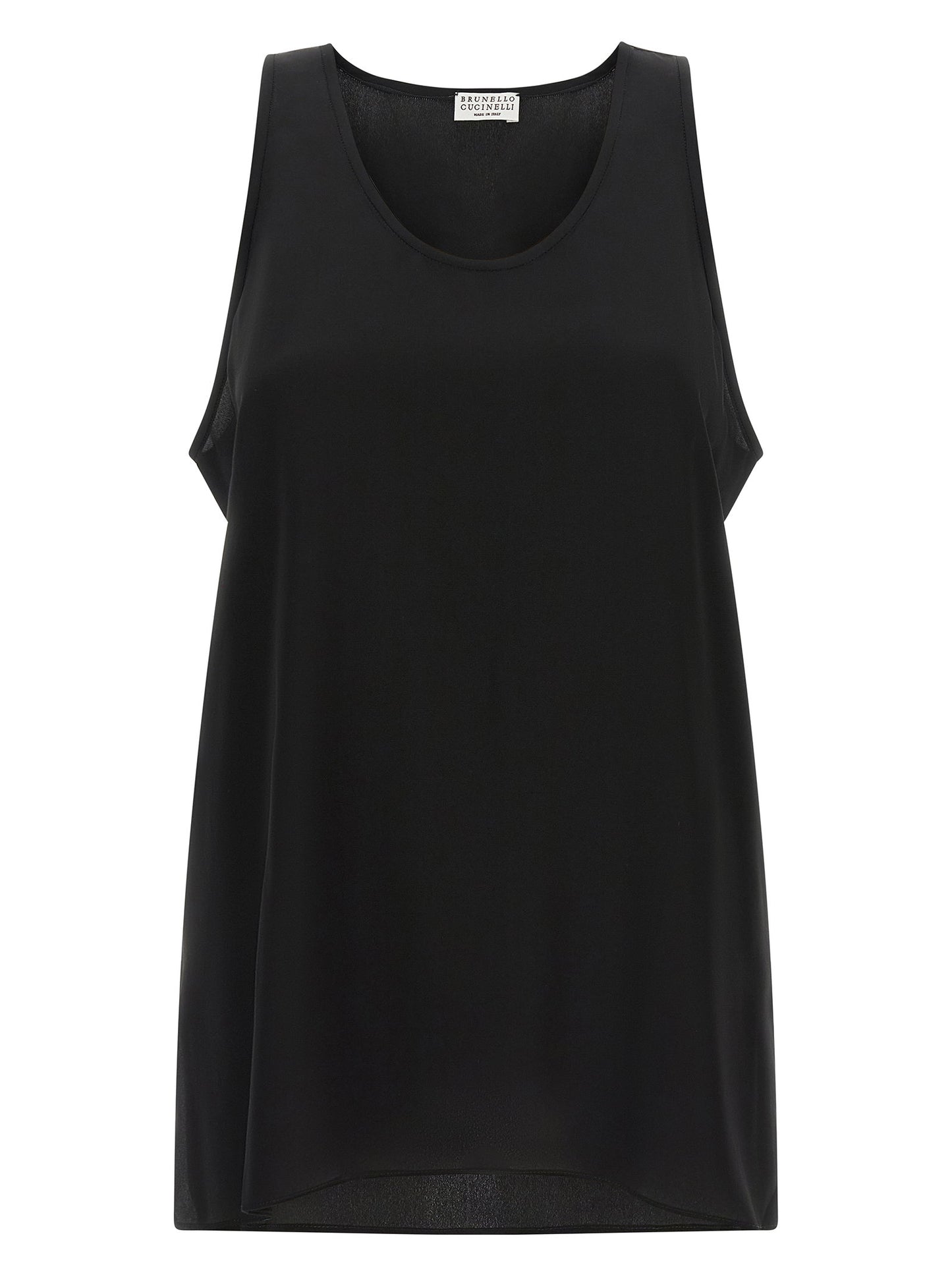 Brunello Cucinelli Monile Silk Top