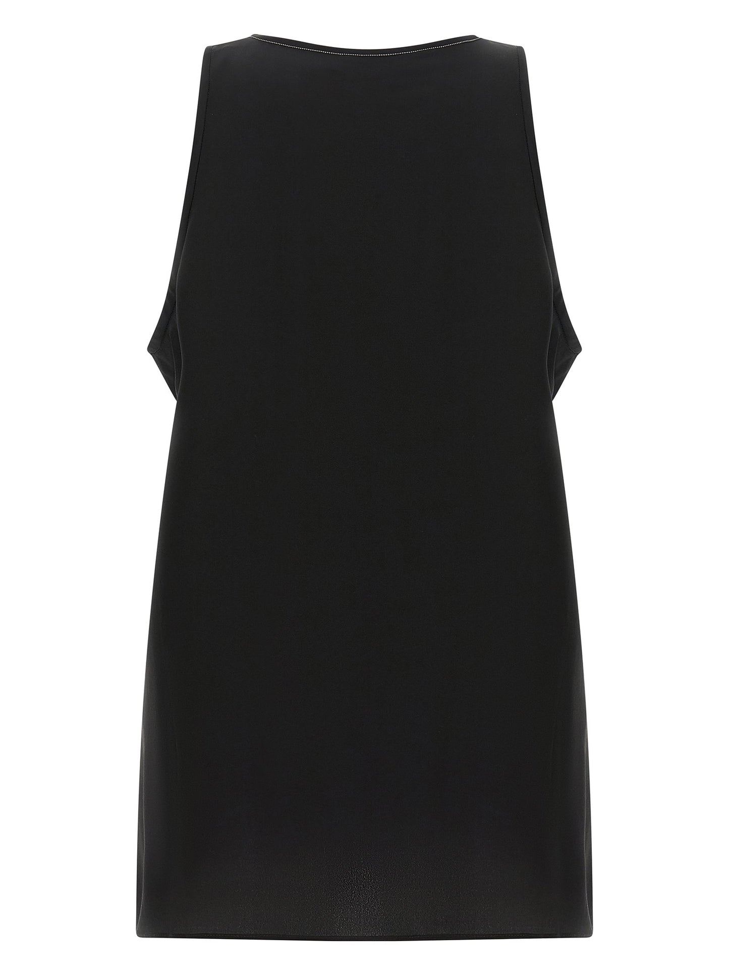 Brunello Cucinelli Monile Silk Top