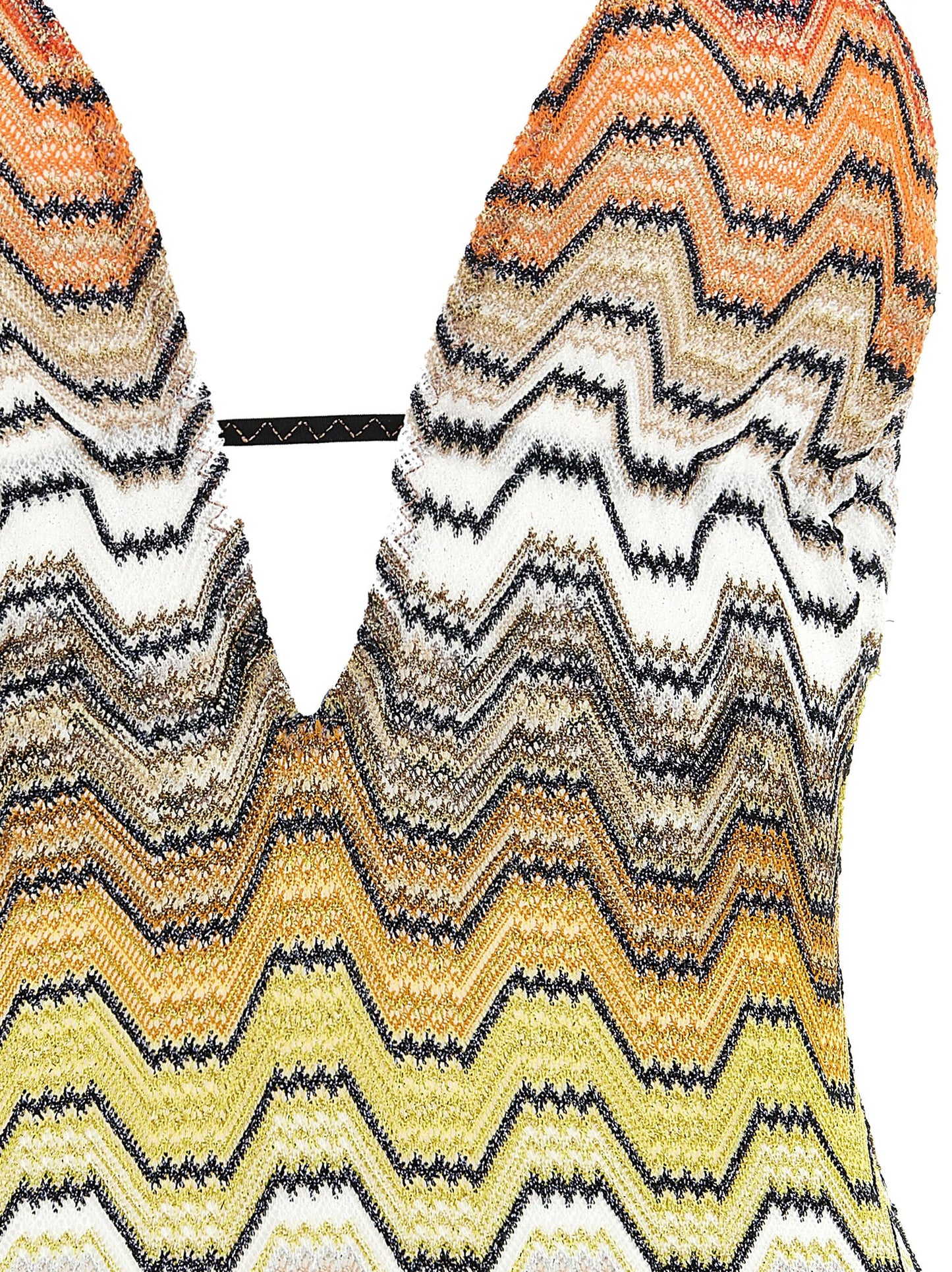 Missoni Greek Pattern One-piece Swimsuit