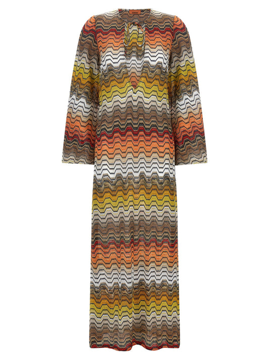 Missoni Greek Motif Cover-up Dress