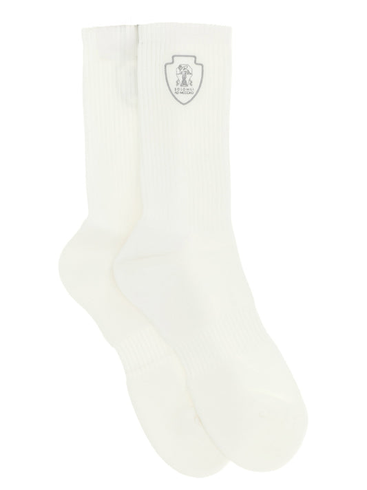 Brunello Cucinelli Tennis Logo Tights