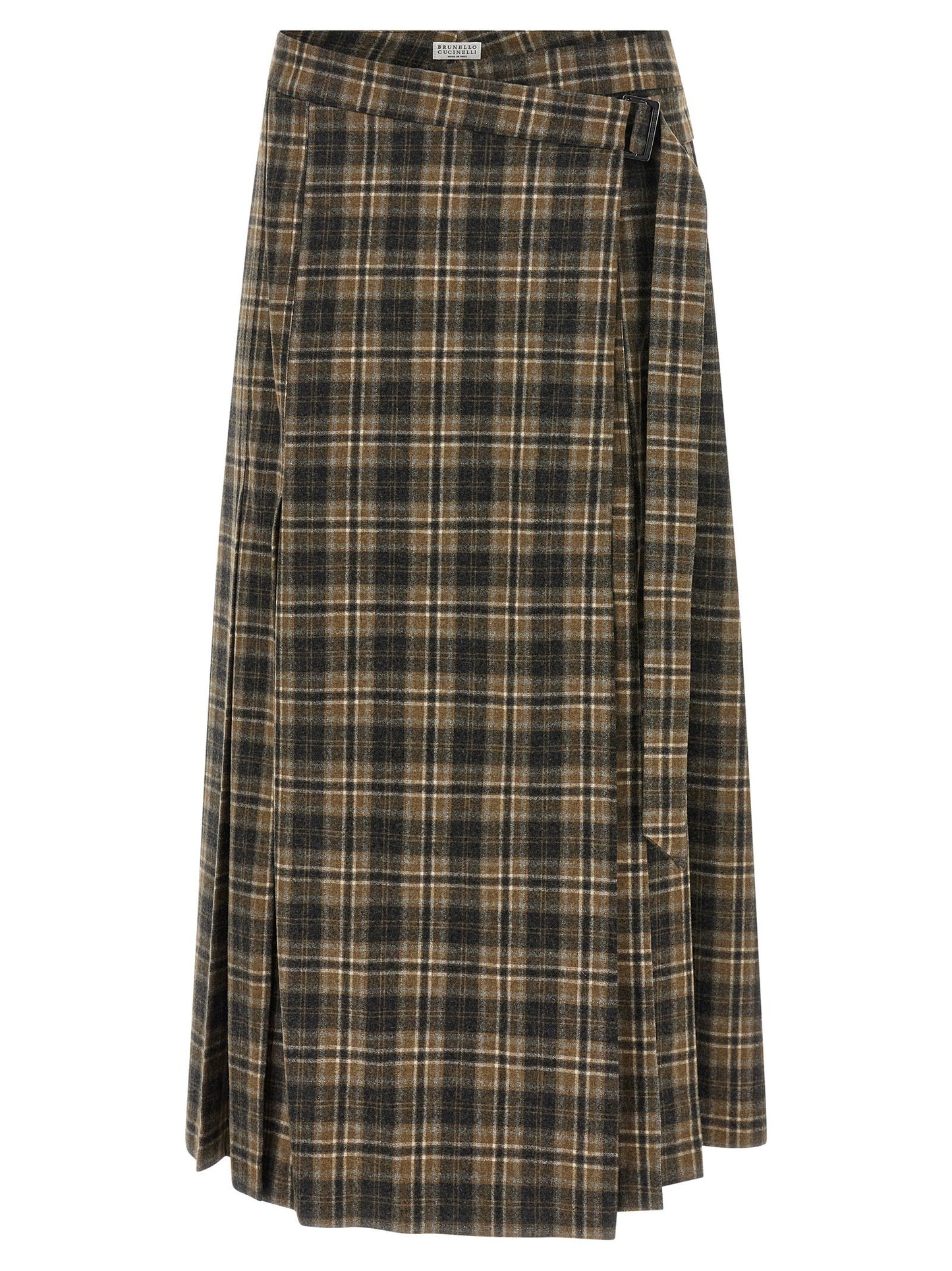 Brunello Cucinelli Tartan Skirt