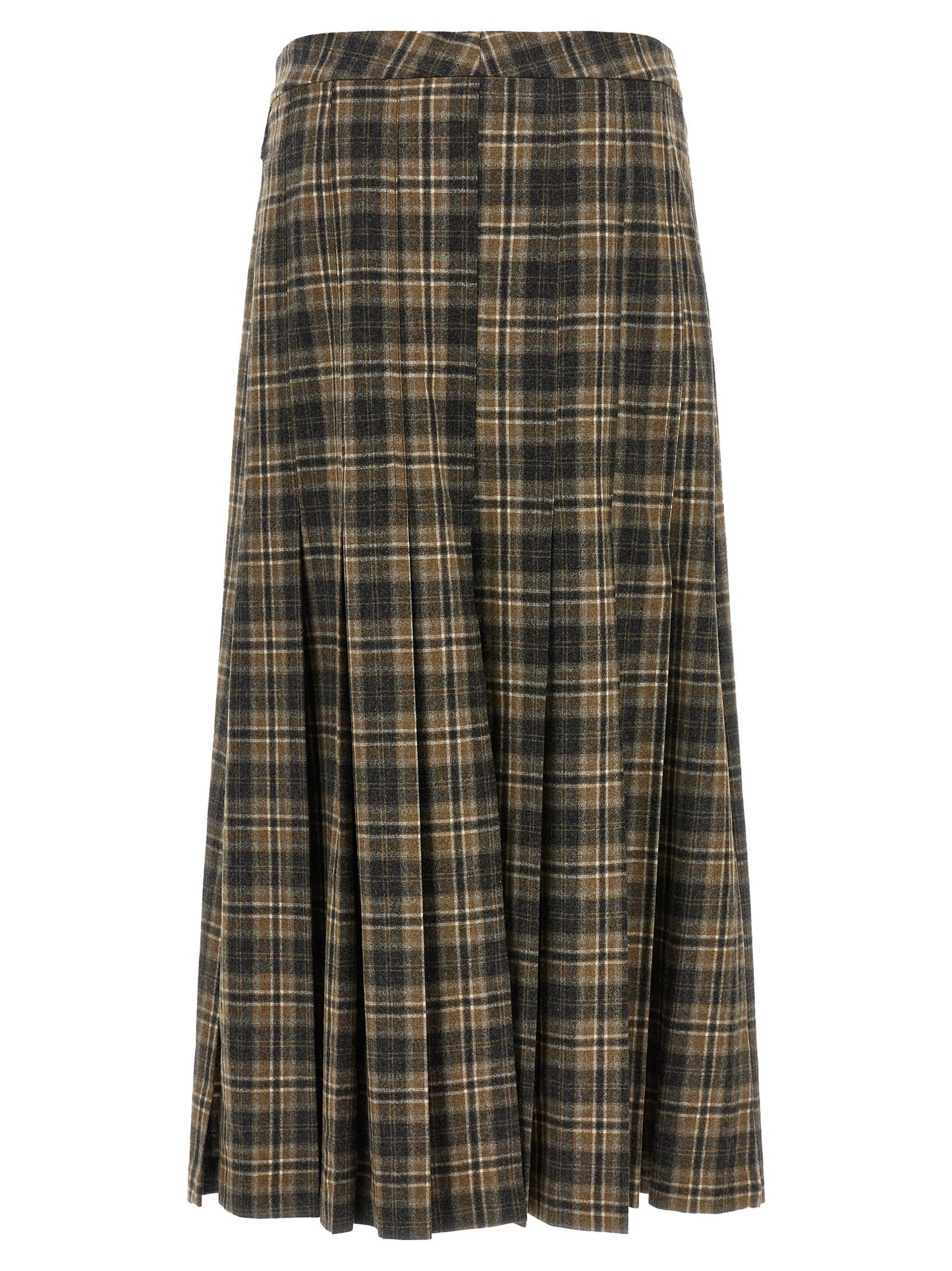 Brunello Cucinelli Tartan Skirt
