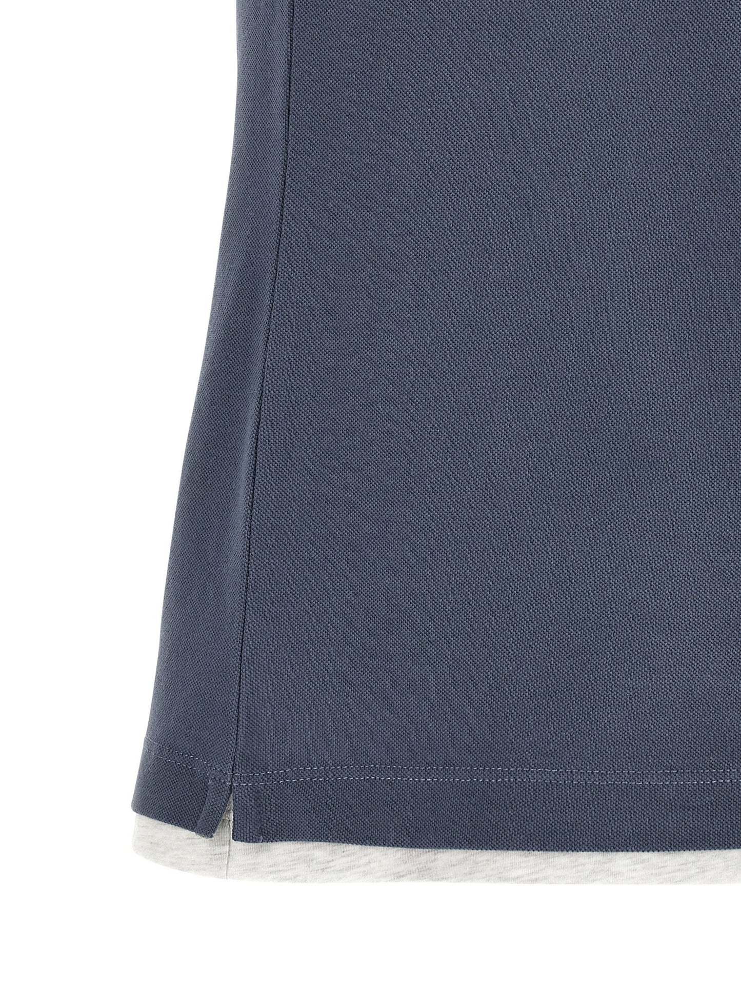 Brunello Cucinelli Double Layer Polo Shirt