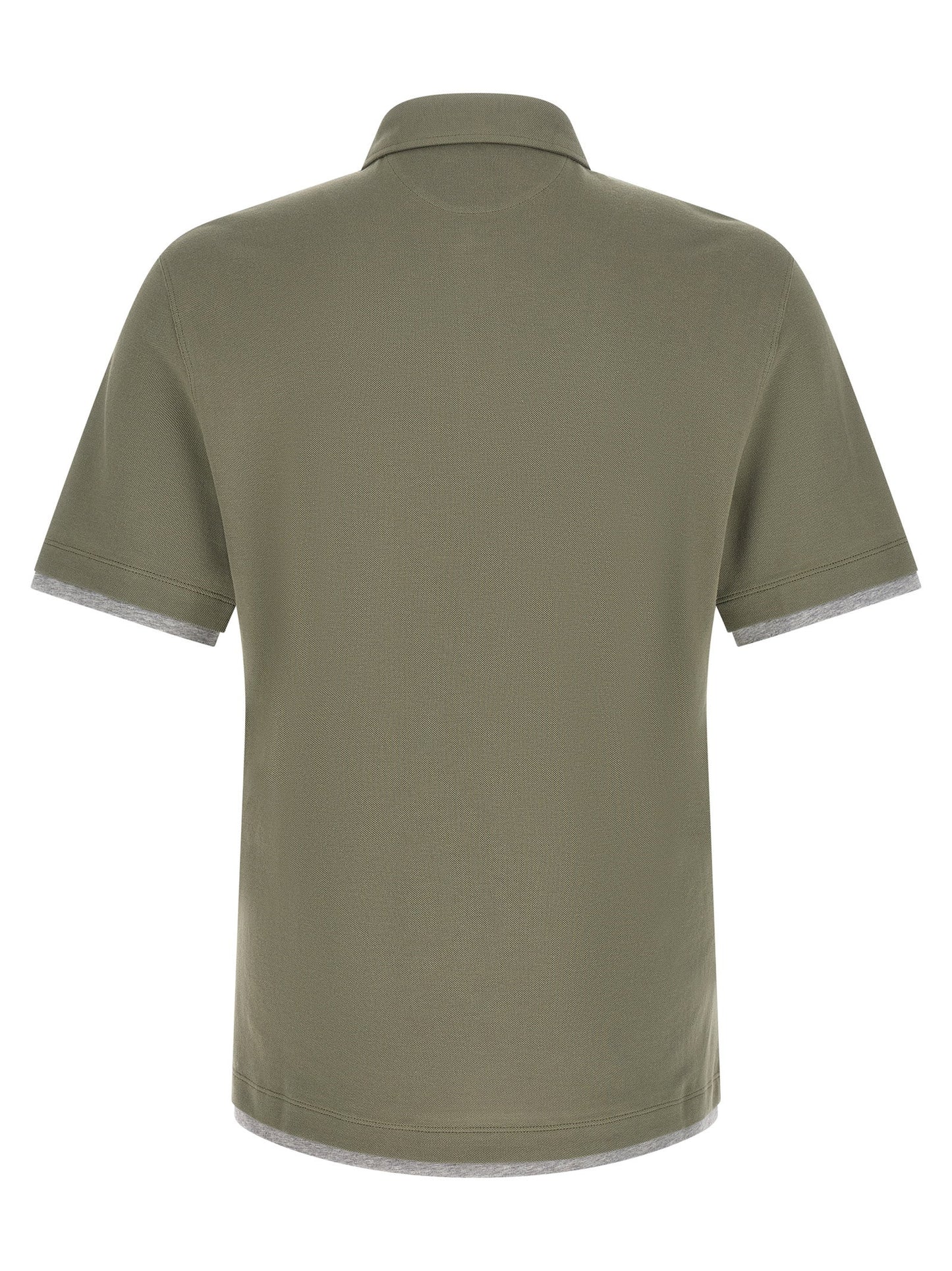 Brunello Cucinelli Faux Layering Polo Shirt