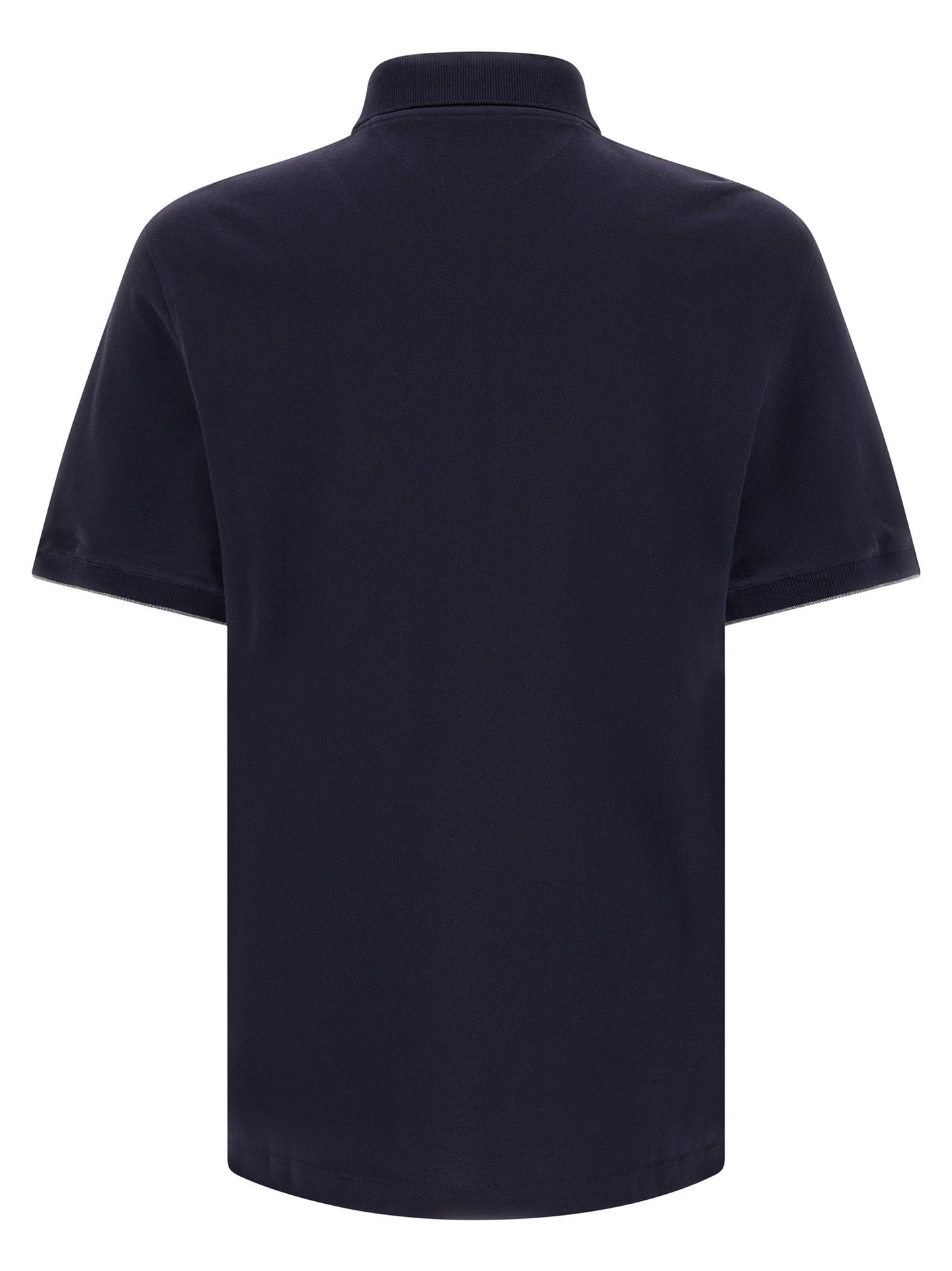 Brunello Cucinelli Logo Piqué Polo Shirt
